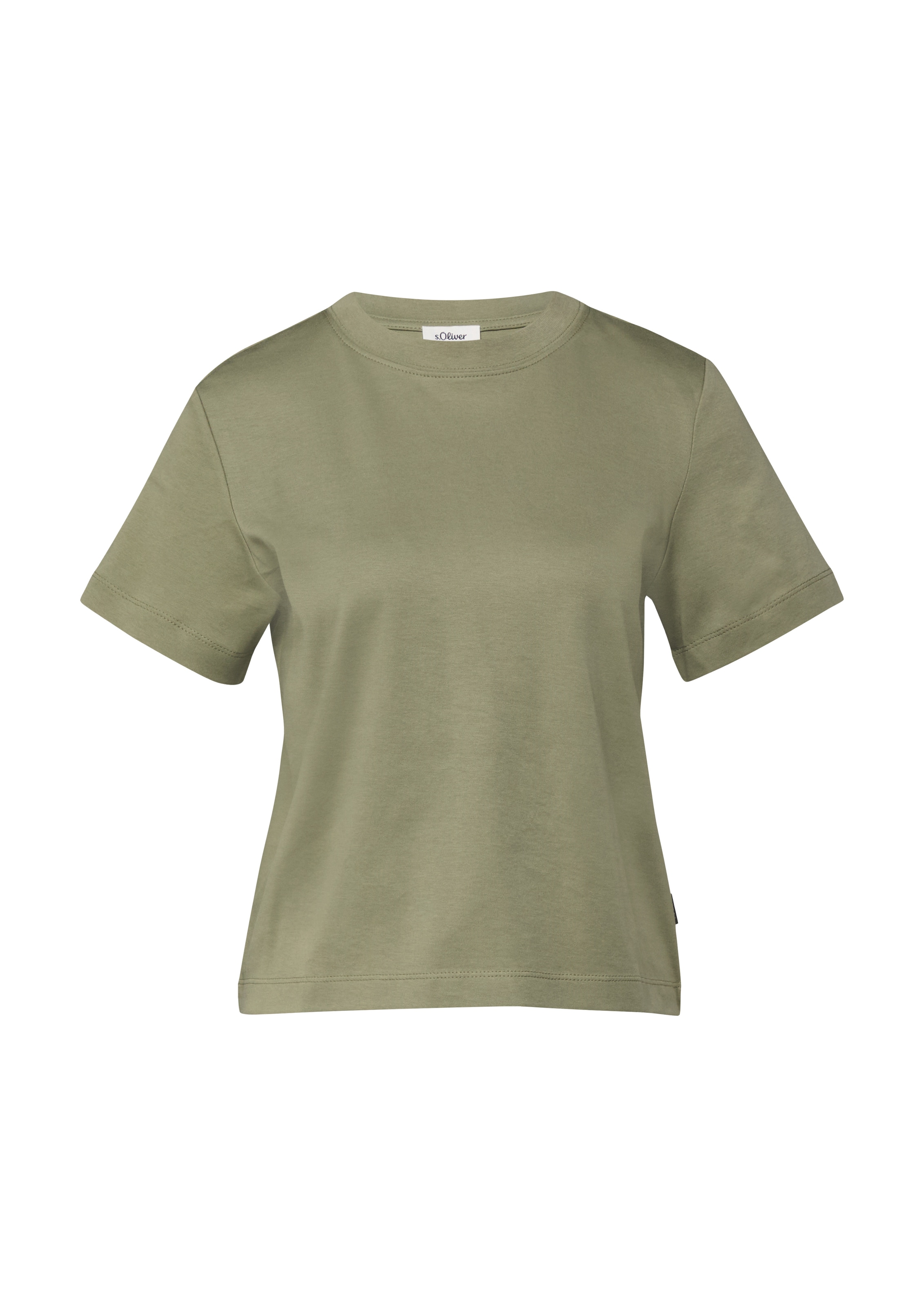 s.Oliver T-Shirt Sommershirt unifarben