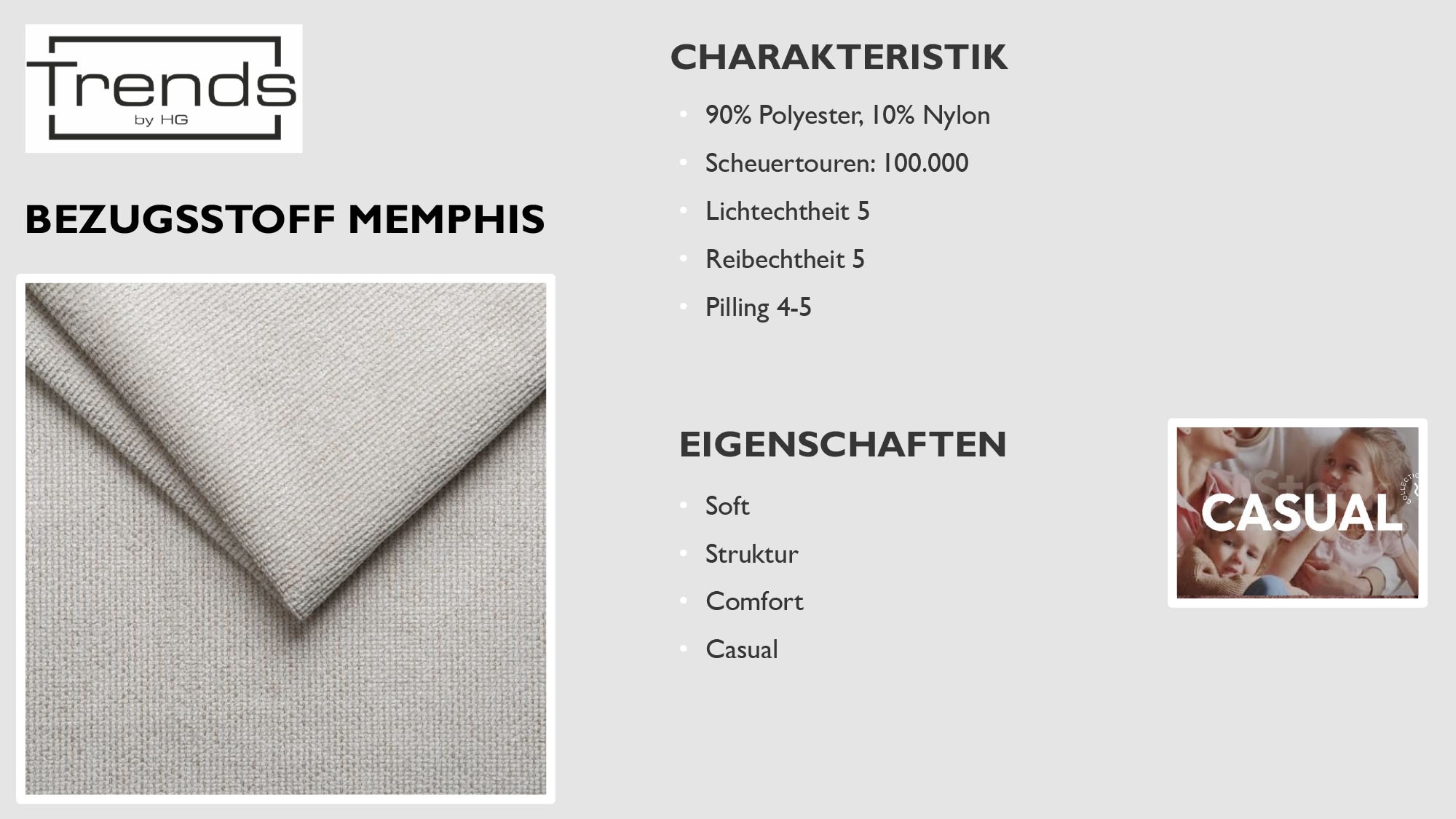Trends by HG Ecksofa »Summer L-Form, B: 280cm, in Cord & Struktur« wahlweise mit Kopfstützen, schwarze Metallfüße
