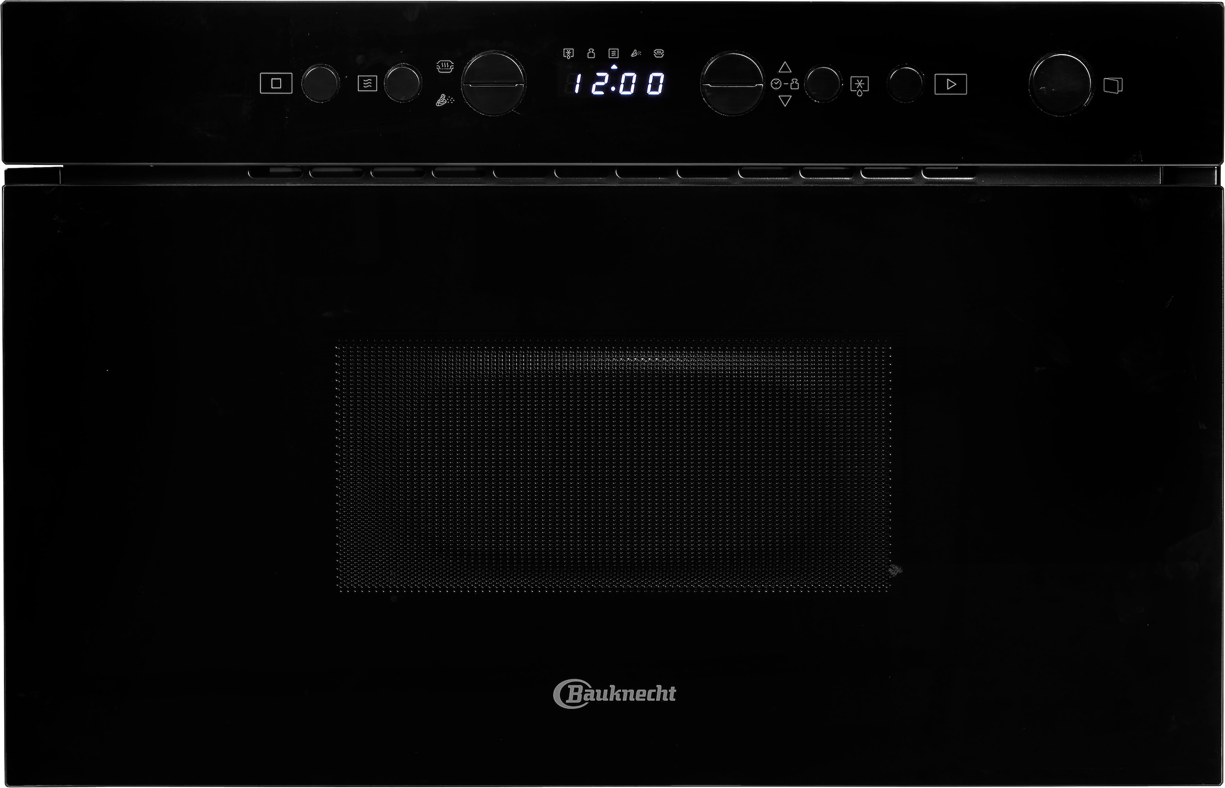 BAUKNECHT Einbau-Mikrowelle "BMN1O2BK" Mikrowelle 750 W Dampfgaren, schnelles Auftauen und gleichmäßige Hitzeverteilung