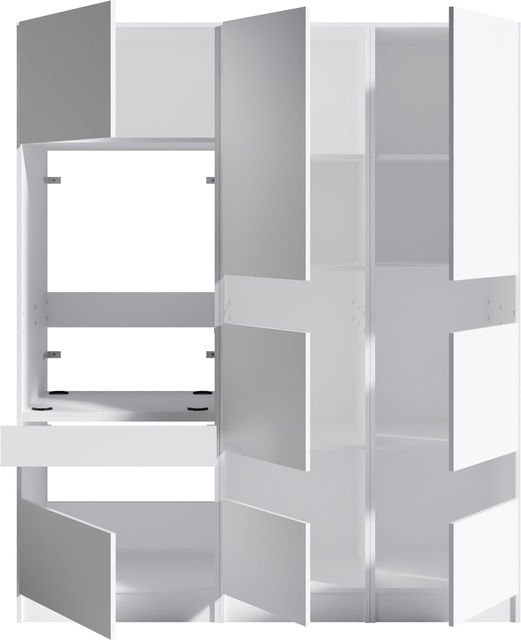 BASIC by Balculina Mehrzweckschrank-Set »Washhome B/T/H 168x68x200 cm« 3 Stk. tlg.