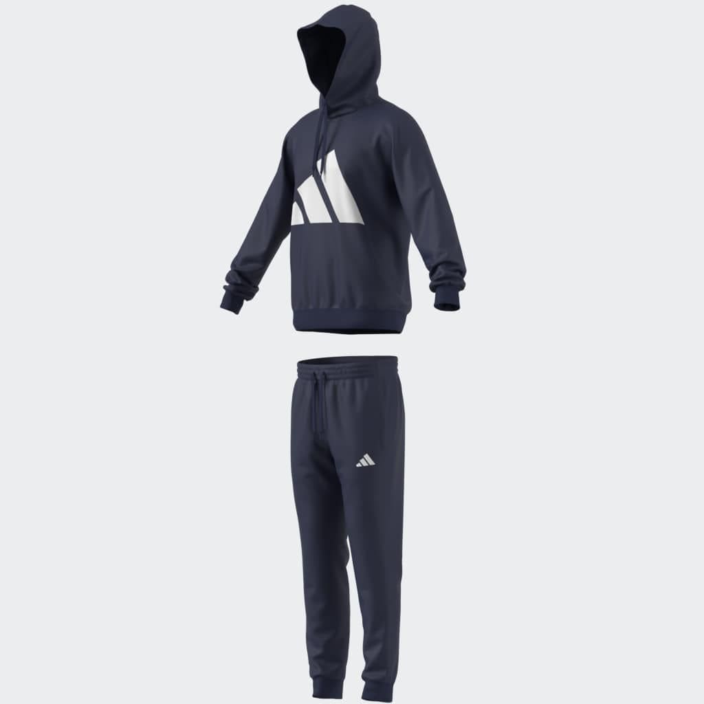 adidas Sportswear Trainingsanzug »M BL FT HD TS« 2 Stk. aus weichem French-Terry-Material, Hoodie