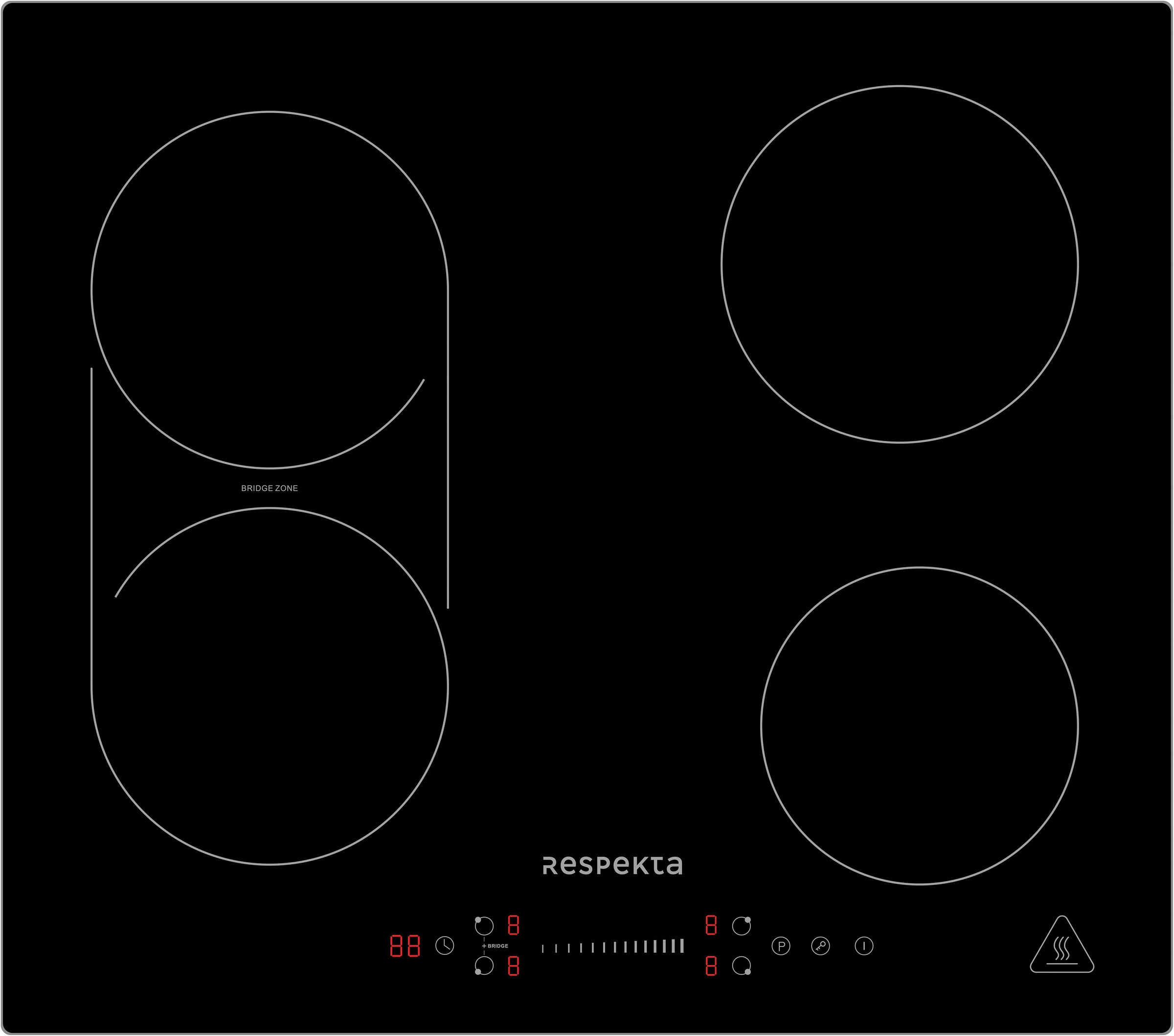 RESPEKTA Küche »Gabriel« wechselseitig aufbaubar, als Doppelblock stellbar