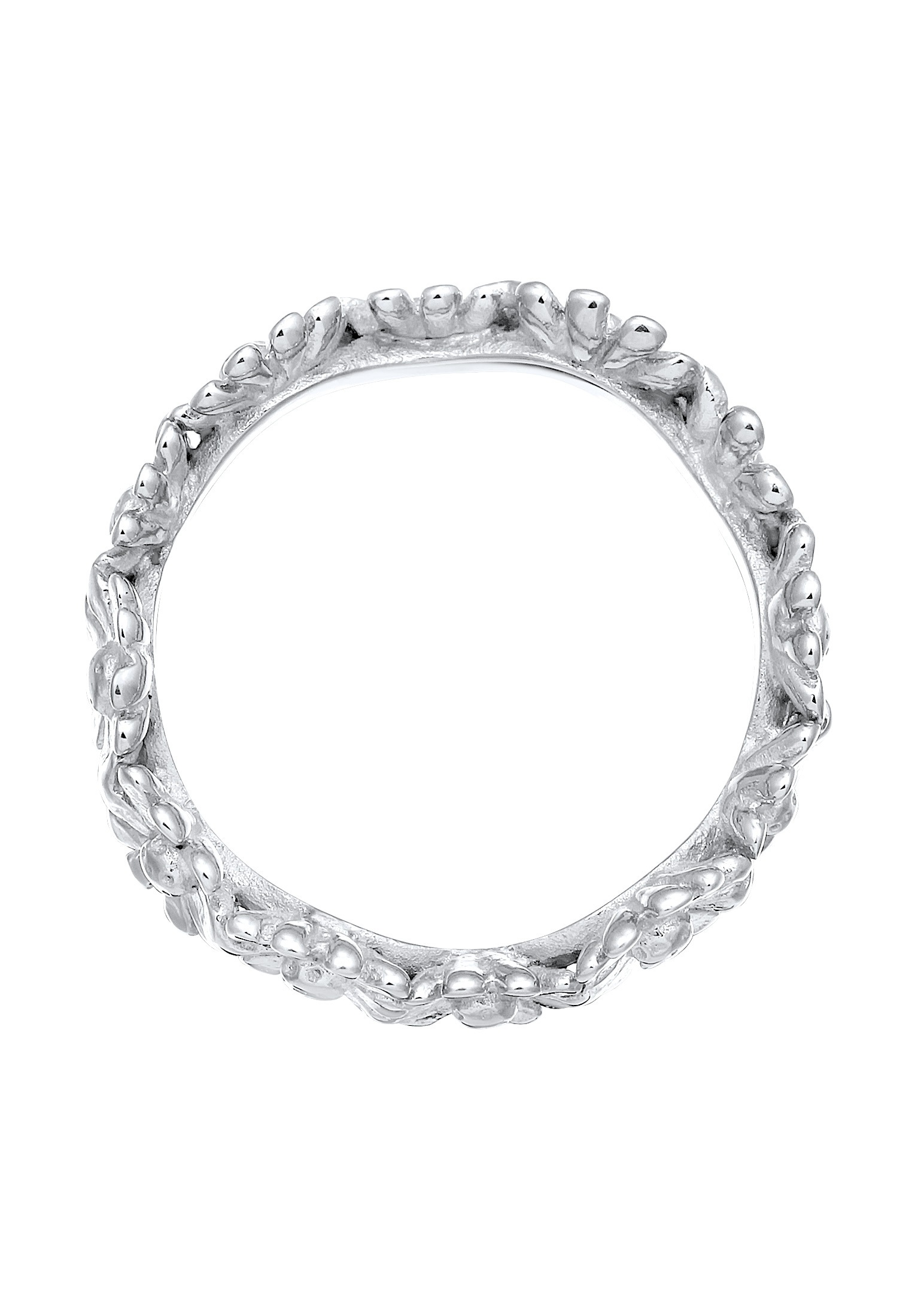 Elli Silberring »Ring Bandring Blüte Blume Flower Hippie 925 Silber«