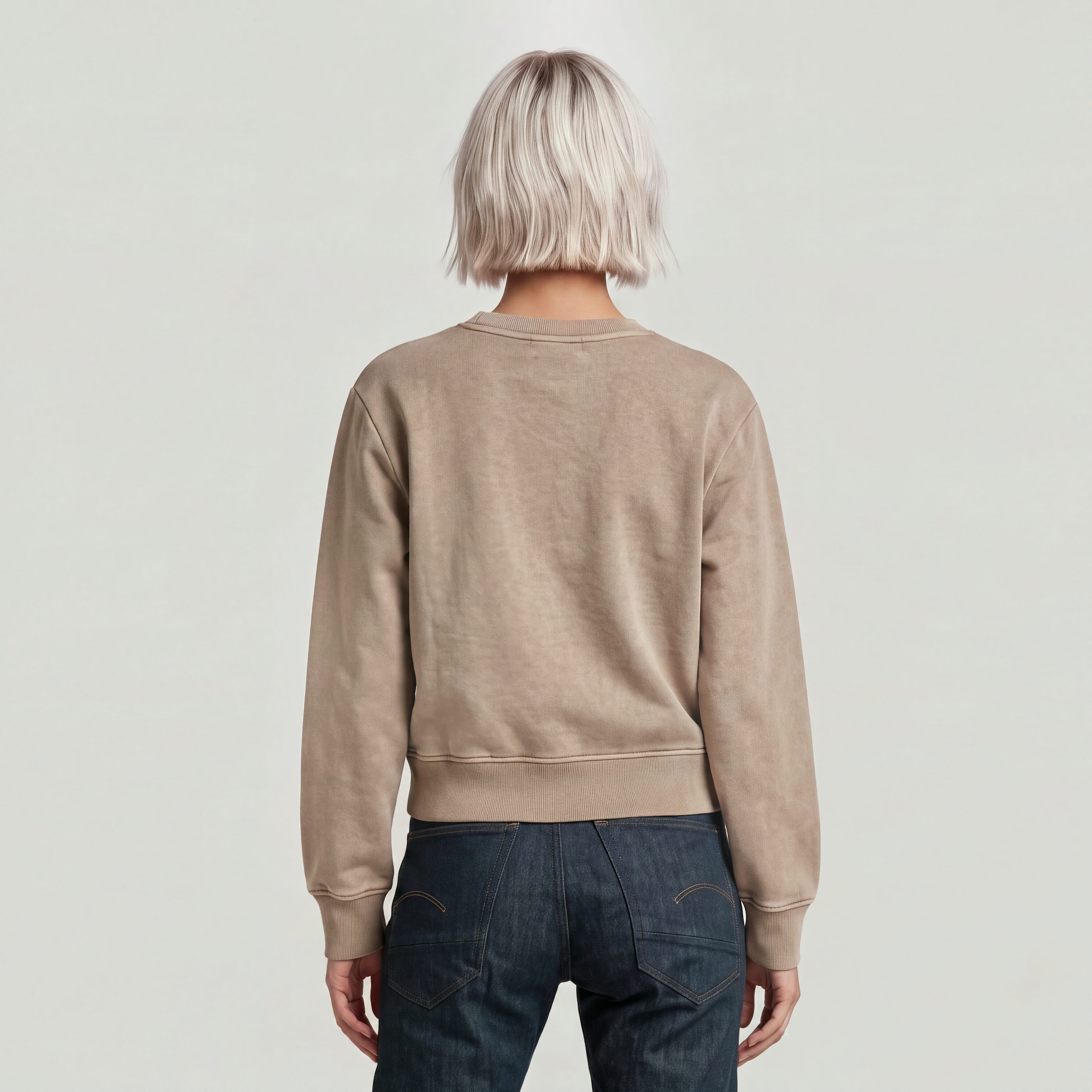 G-STAR Sweater »Regular Graphic Wmn«, mit dezentem Print, Baumwollqualität
