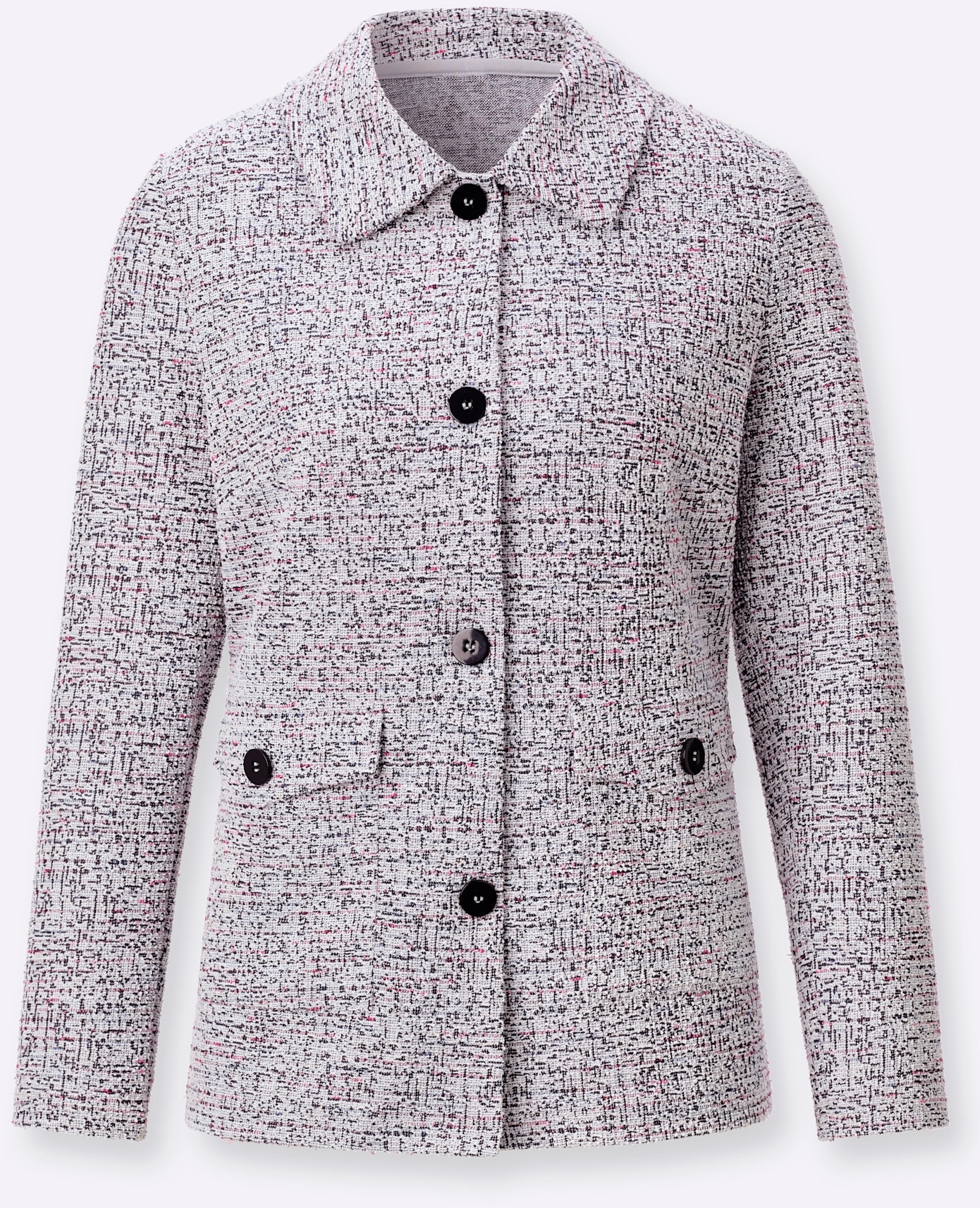 Classic Basics Shirtjacke »Bouclé-Jacke« 1