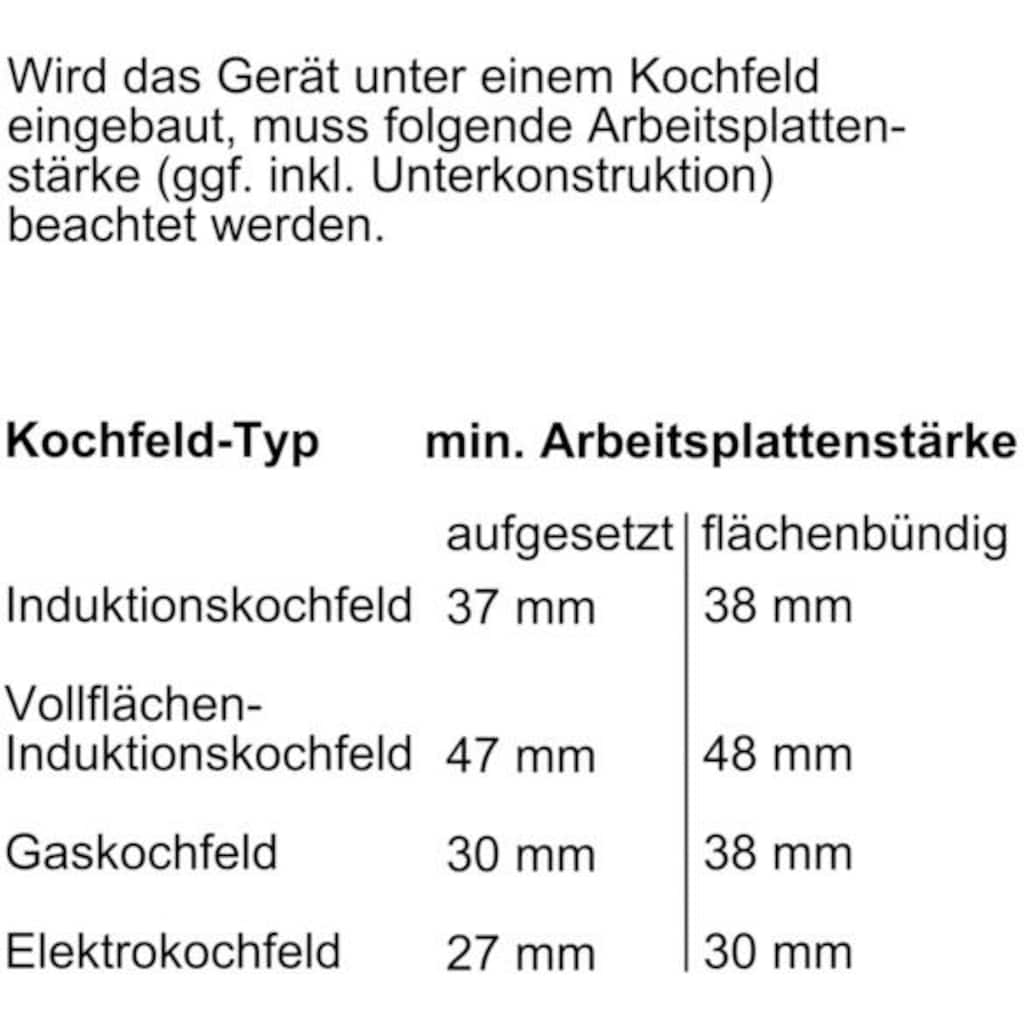 SIEMENS Pyrolyse Backofen »HB674GBW1«, HB674GBW1, mit Teleskopauszug nachrüstbar, Pyrolyse-Selbstreinigung