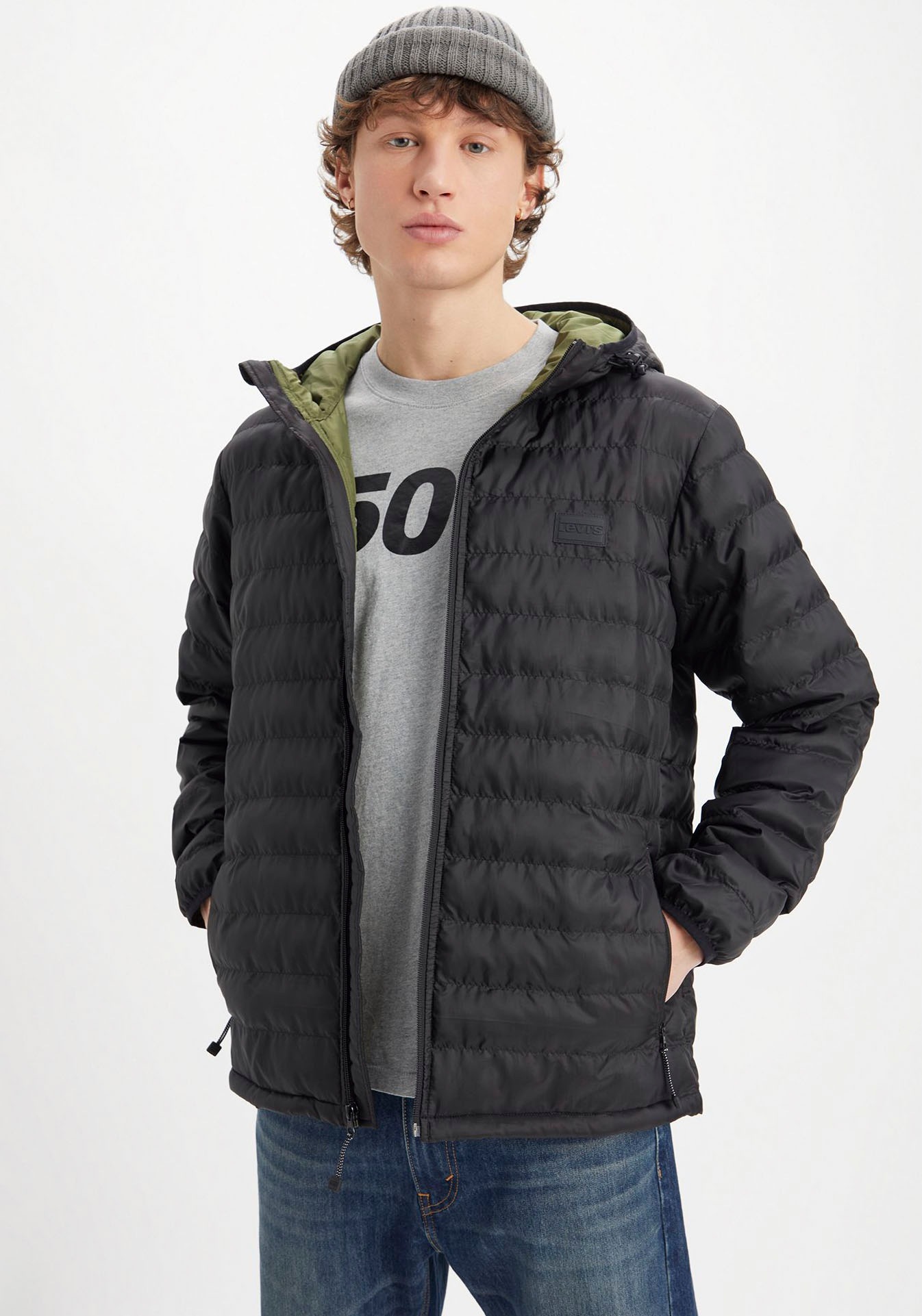 Levi's® Steppjacke »PIERCE PACKEBLE JACKET«, mit Kapuze