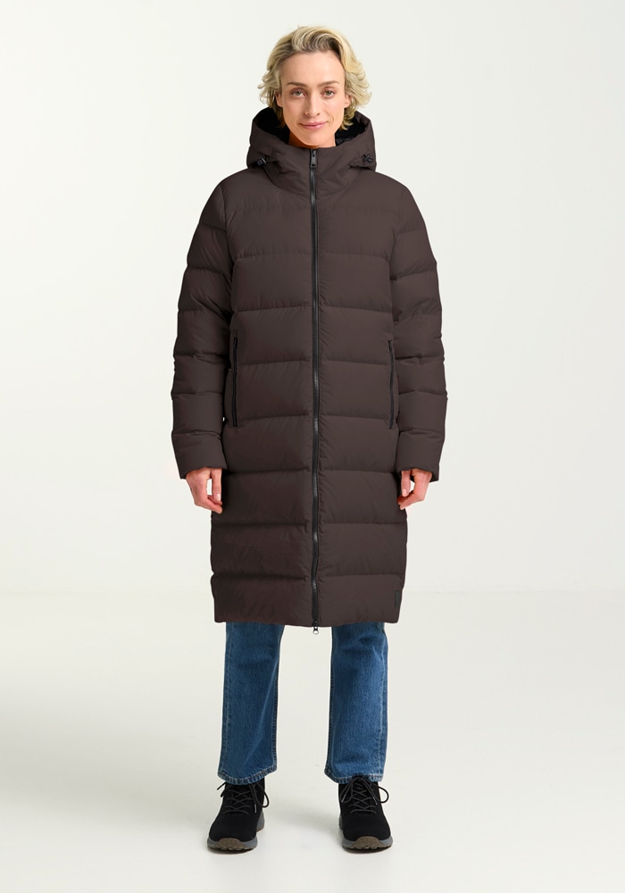 Jack Wolfskin Daunenmantel »FROZEN PALACE COAT W«, Wärmend, winddicht, Daunenjacke