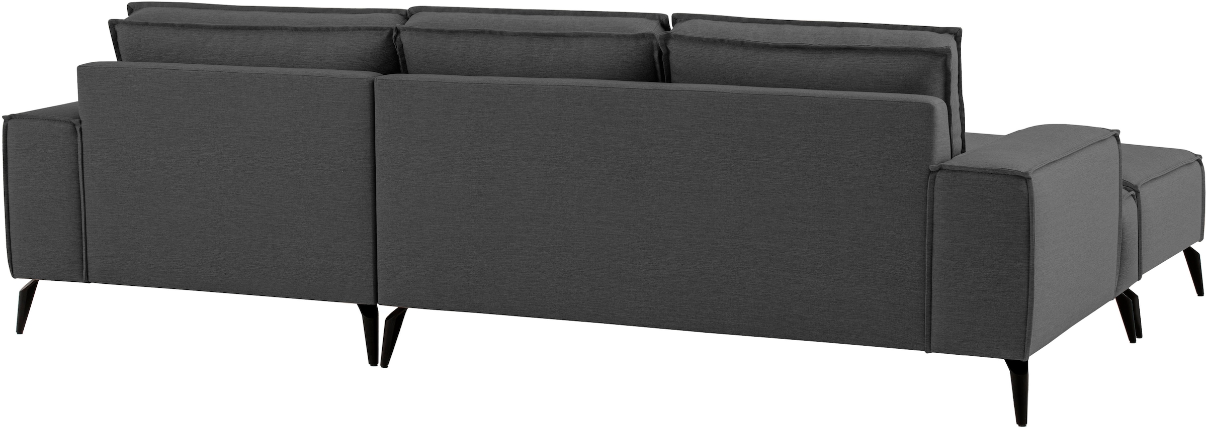 Home affaire Sitzgruppe »TVINNU, Polsterecke L-Form, Schlaffunktion, mit Hocker« Set, 2 Stk. tlg. Set, stellbar zum Schlafsofa (Krokodilverbinder)