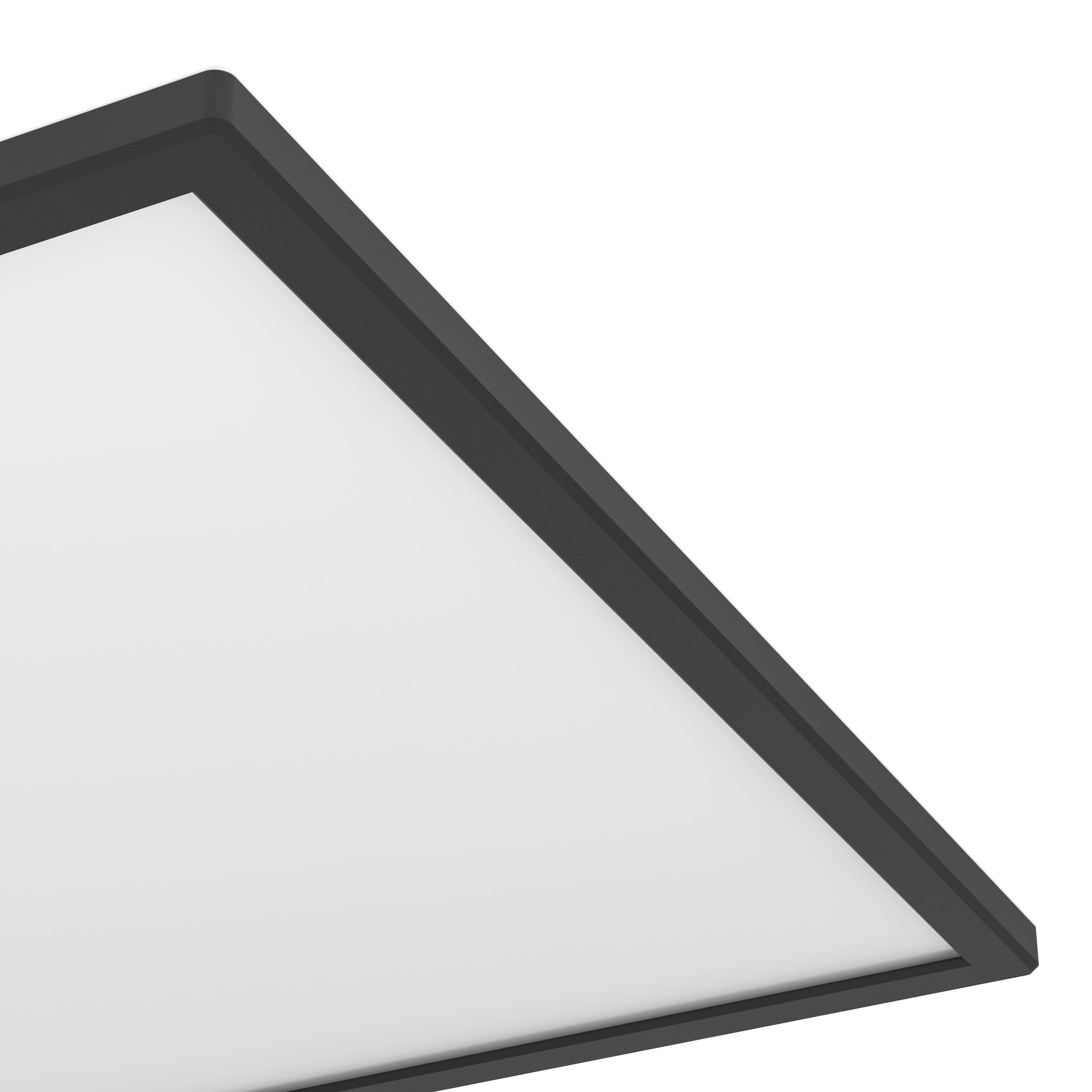 EGLO Deckenleuchte »Rovito-Z Deckenlampe, ZigBee 3.0, Kunststoff, Badezimmerlampe, IP44« LED-Modul 1 Stk. Kaltweiß | RGB Wand-/Deckenleuchte - L50 x B50 x H3,2 cm - schwarz - 17W inkl.