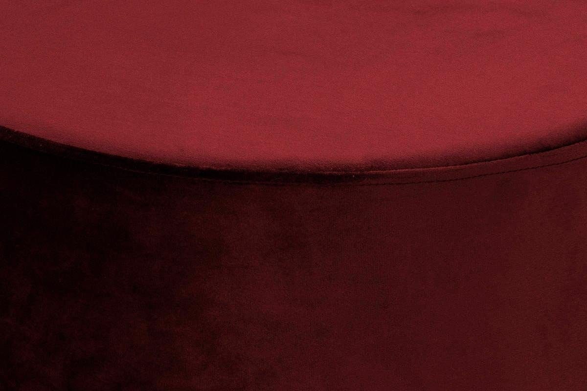 Kayoom Hocker »Nano 510, Hocker in stilvollem Design,weiche Schaumstoff-Sitzfläche« 1 Stk. tlg. Golz Akzente, mit pflegeleichtem Stoffbezug, große runde Form