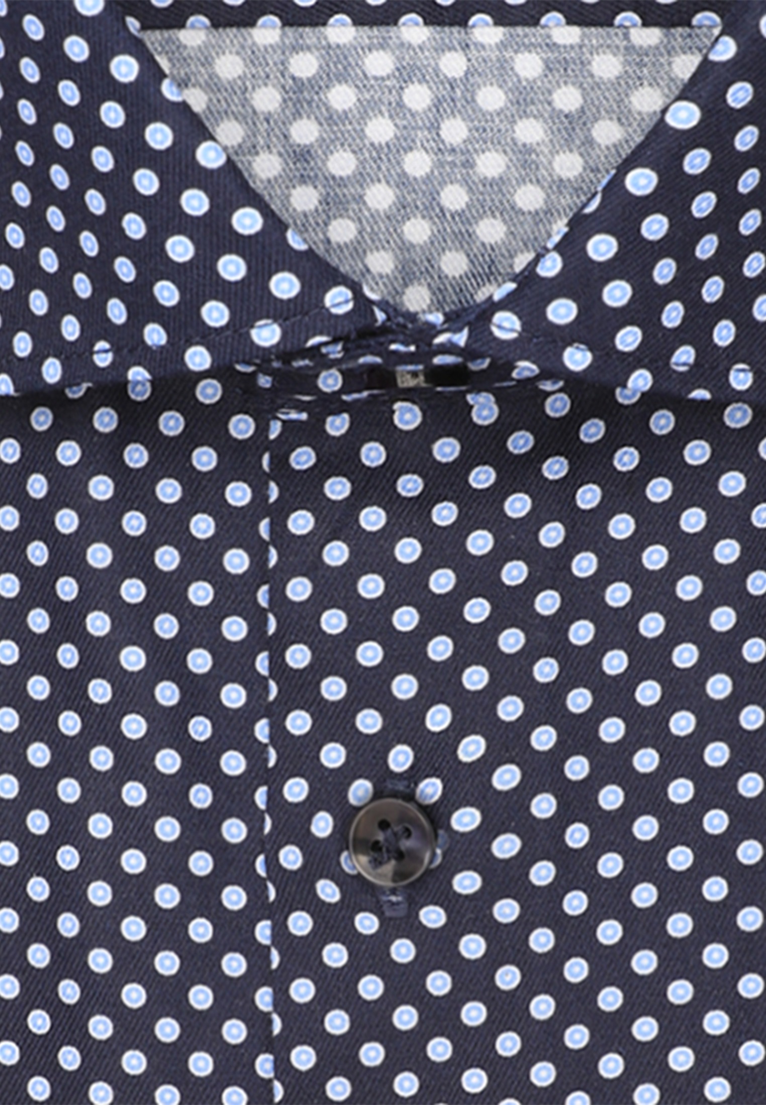 seidensticker Businesshemd »Schwarze Rose« Slim 1/1 Kentkragen Druck