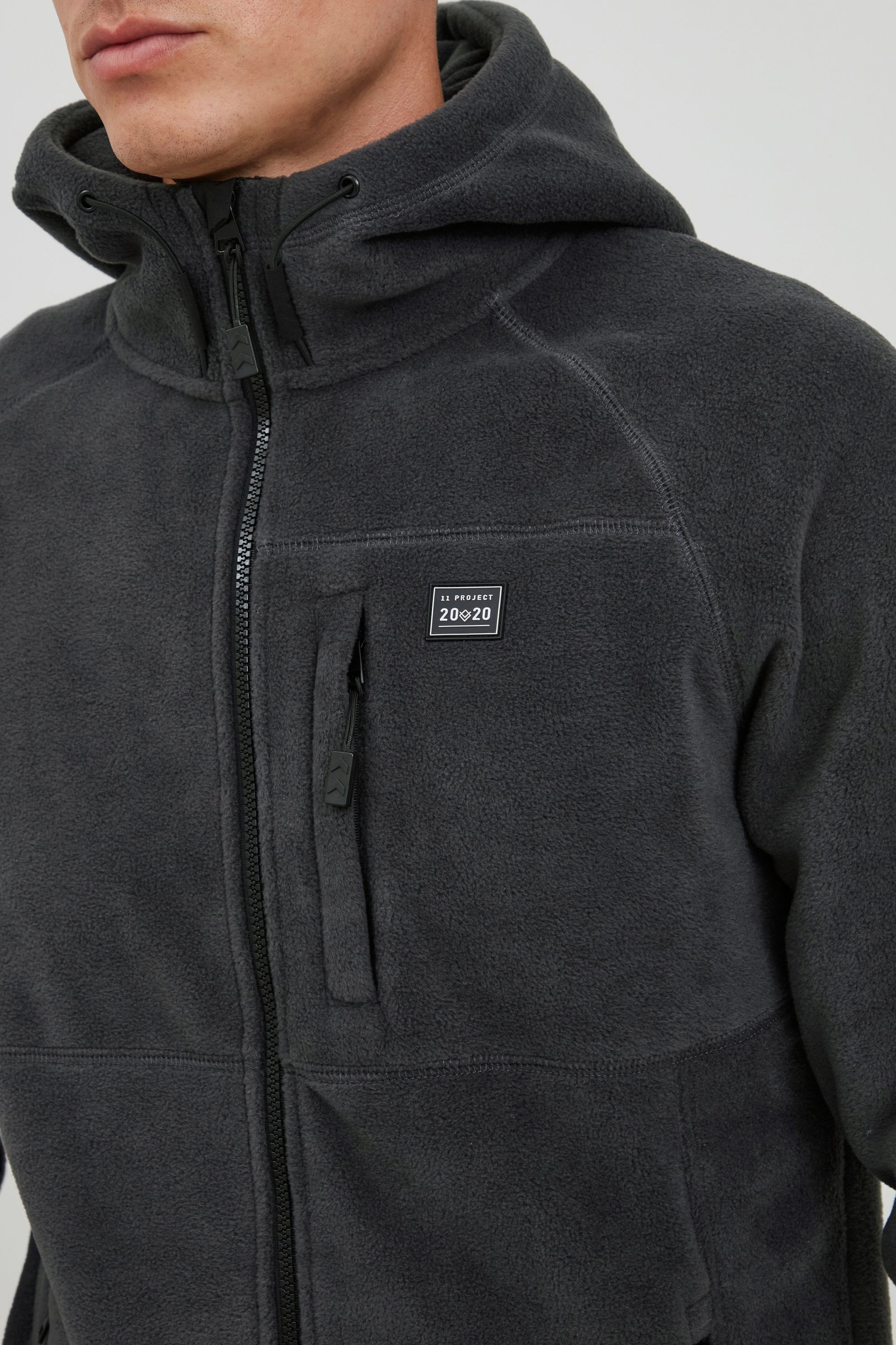 11 Project Fleecejacke »Fleecejacke PRMichel«, mit Kapuze