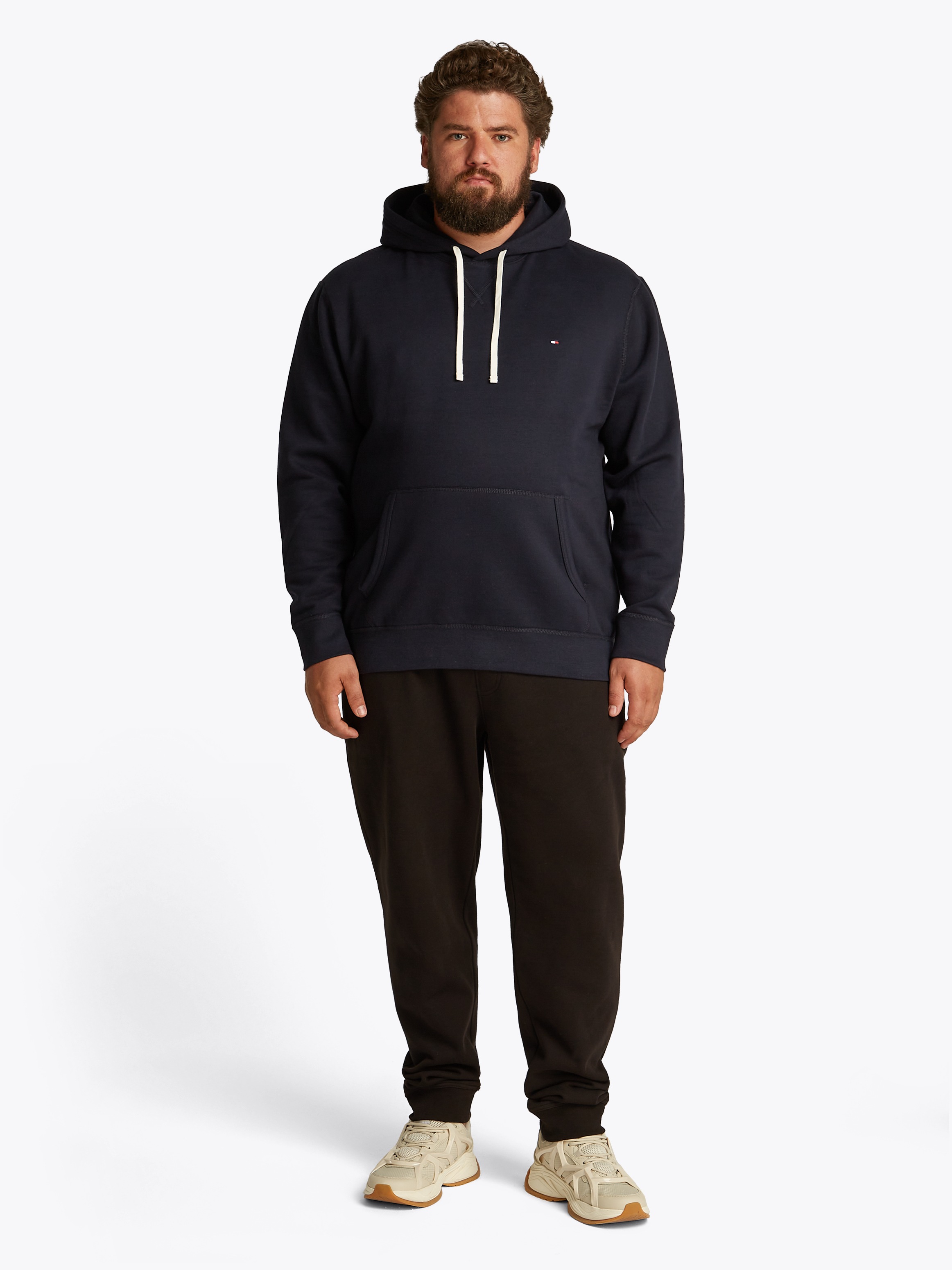 Tommy Hilfiger Big & Tall Sweatshirt »BT-ESSENTIAL FLEECE HOODY-B«, in Großen Größen, Logostickerei