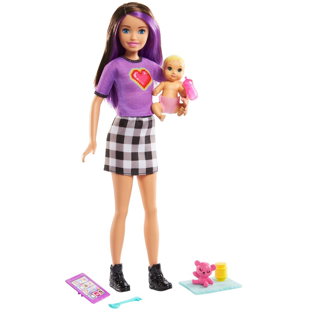 Barbie Anziehpuppe »Skipper Babysitters Inc. Skipper & Baby Puppe«