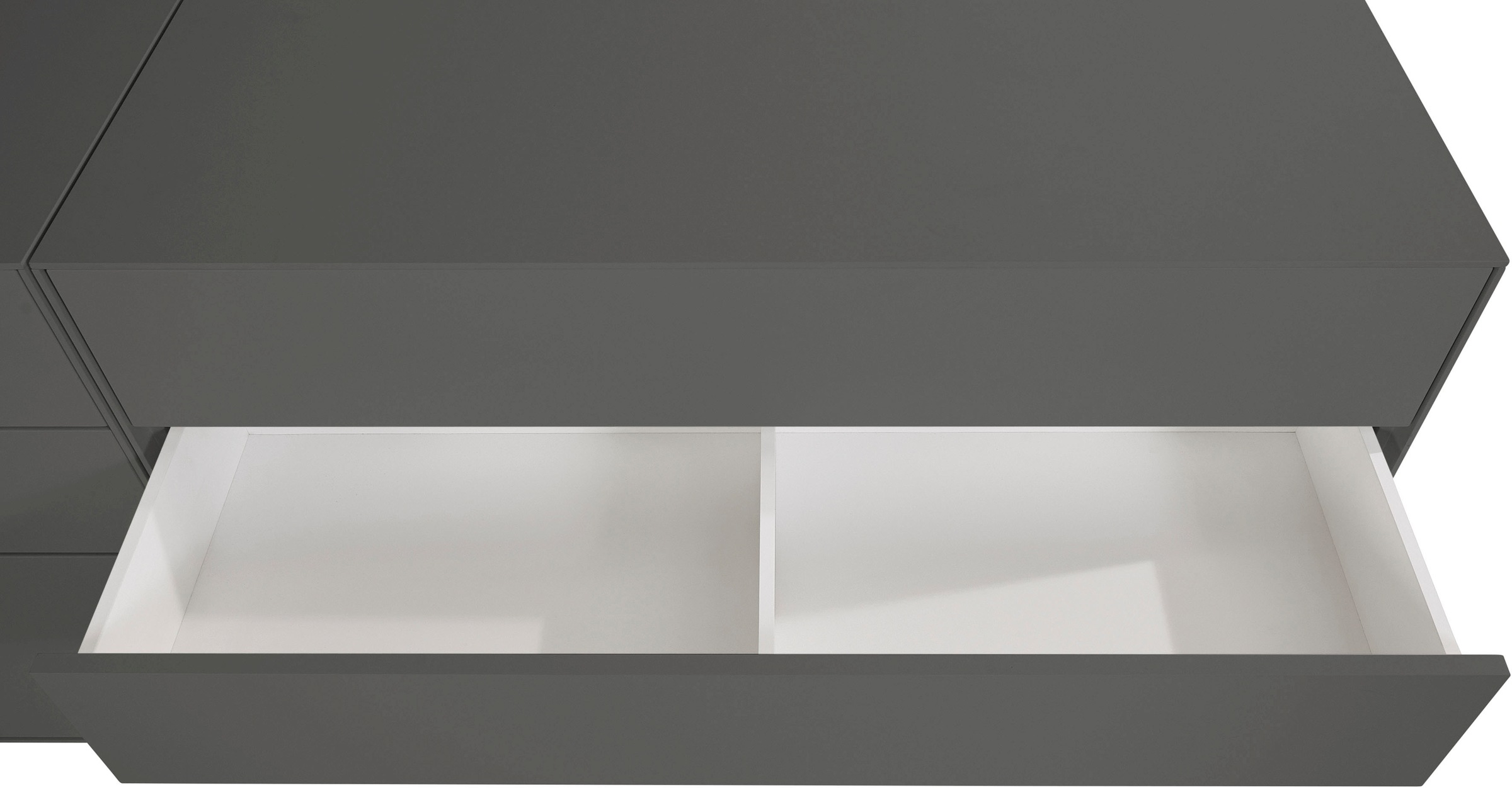 LeGer Home by Lena Gercke Sideboard »Essentials«, (3 St.), Breite: 335cm, MDF lackiert, Push-to-open-Funktion