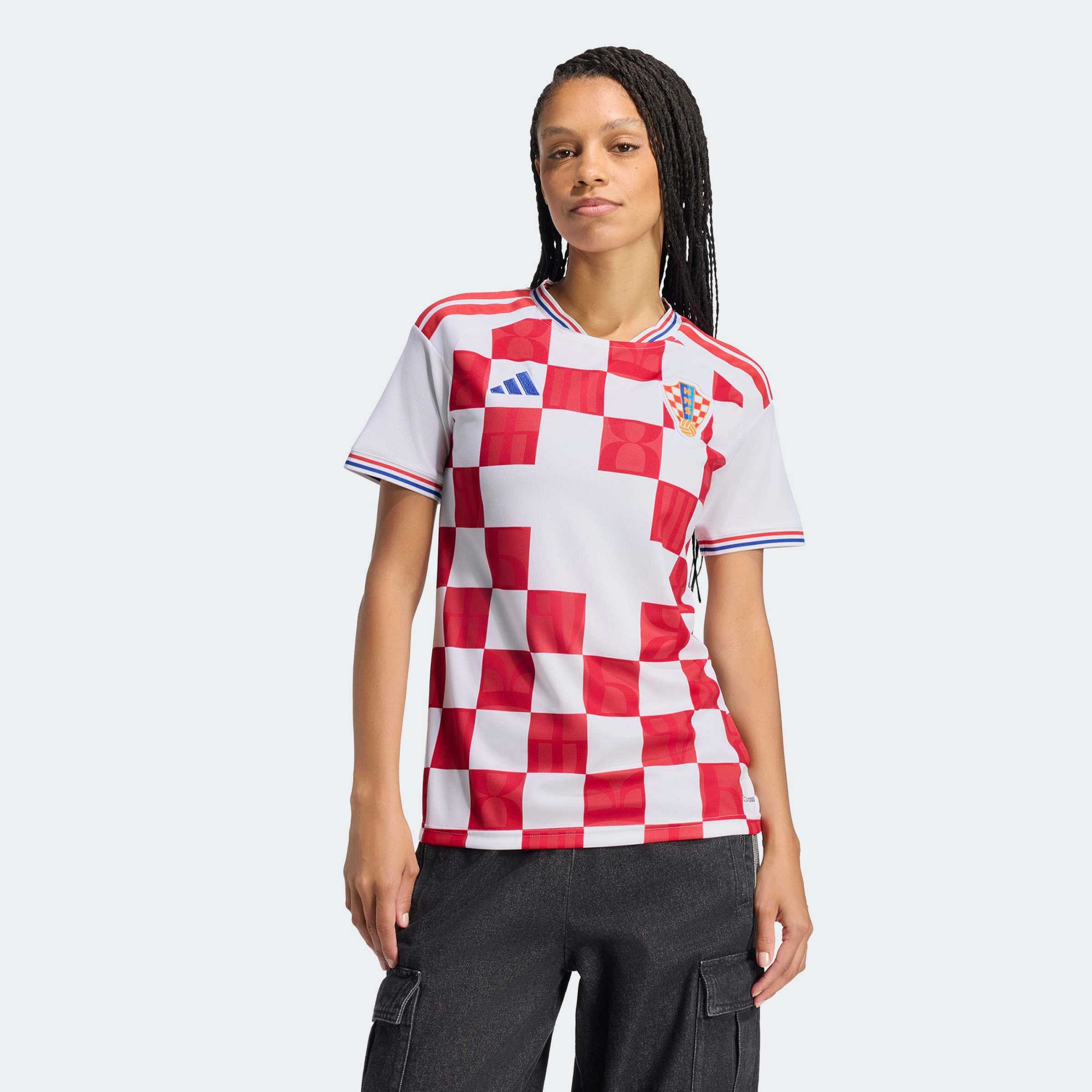adidas Performance Fußballtrikot "KROATIEN 26 HEIMTRIKOT" mit Climacool Technologie, schnell trocknendes Doubleknit-Material