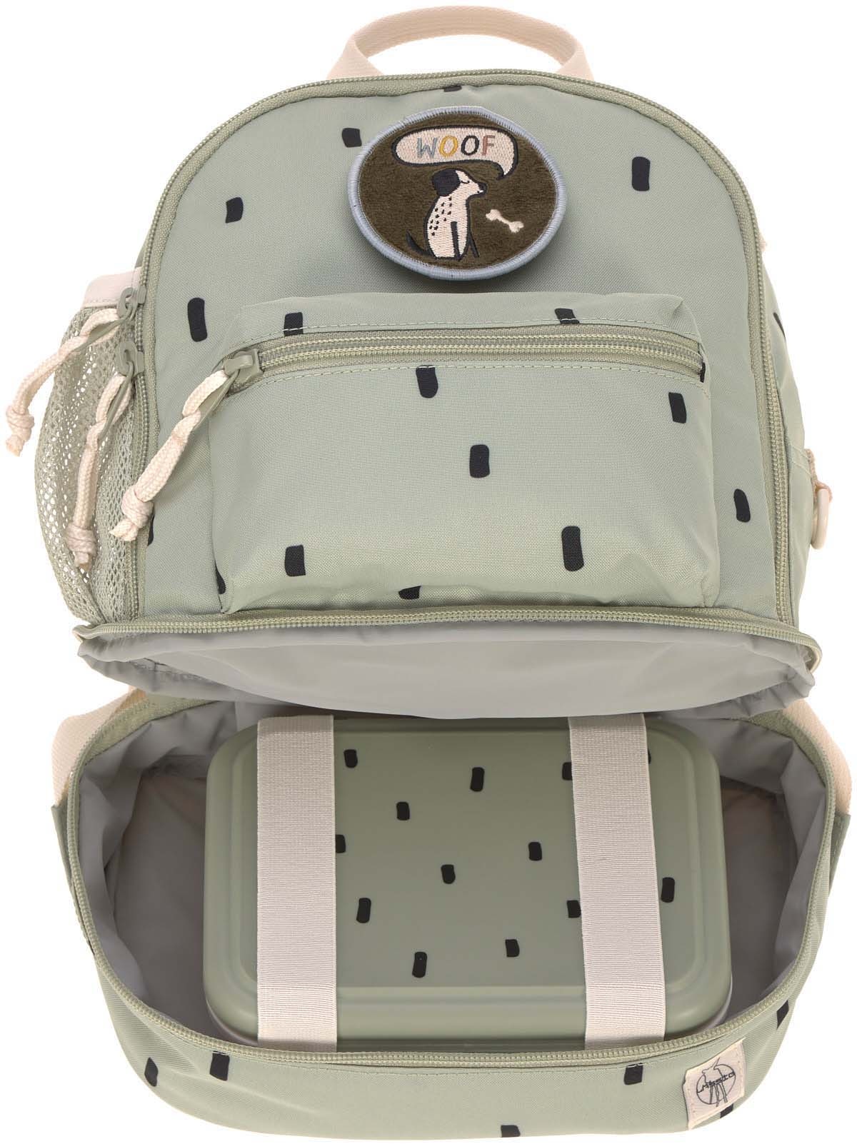 LÄSSIG Kinderrucksack »Happy Prints, Mini Backpack, Light Olive«