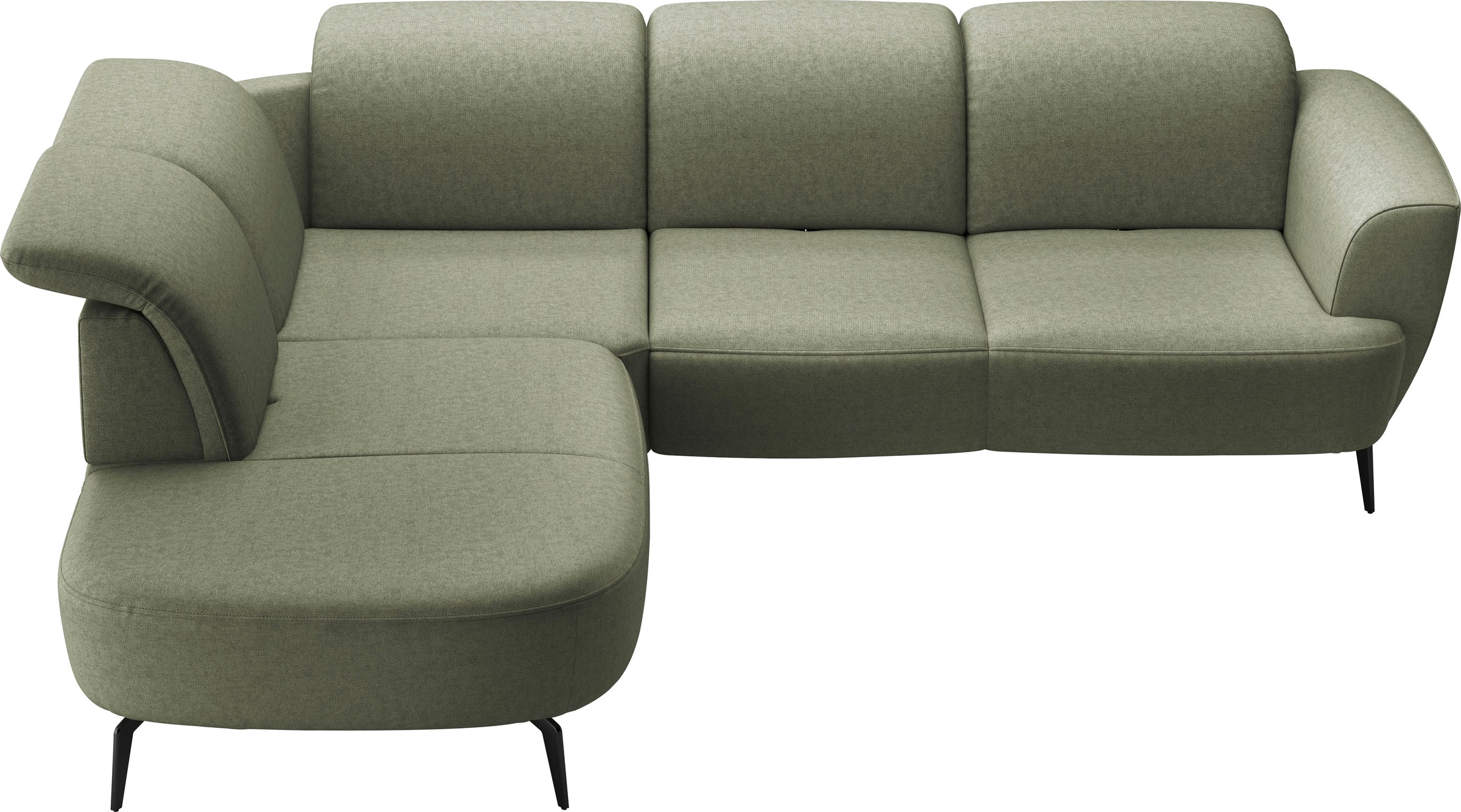 sit&more Ecksofa »Zoe« ink.Sitztiefenverstellung, wahlweise mit Kopfteilverstellung