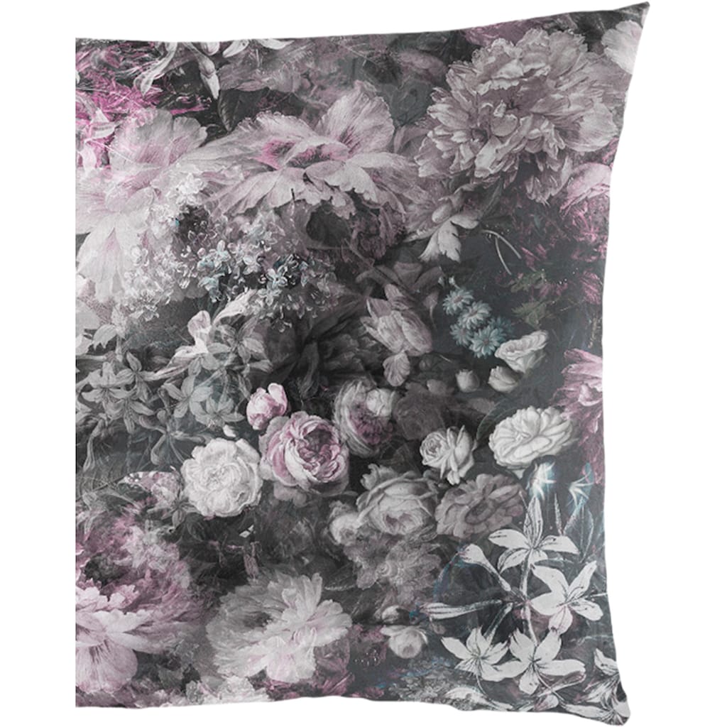 BIERBAUM Bettwäsche »Bunte Blumen in Gr. 135x200 oder 155x220 cm«, (2 tlg.), Bettwäsche aus Baumwolle, geblümte Bettwäsche mit Wendeoptik