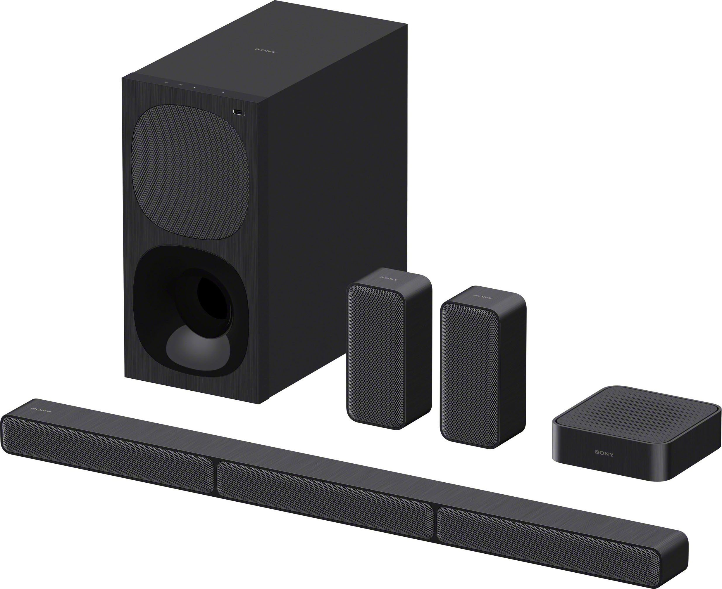 Soundbar »HT-S40R Kanal-«, inkl. kabelgebundenem Subwoofer, kabellosen Rear-Lautsprechern