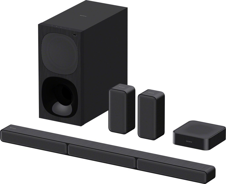 Soundbar »HT-S40R Kanal-«, inkl. kabelgebundenem Subwoofer, kabellosen Rear-Lautsprechern
