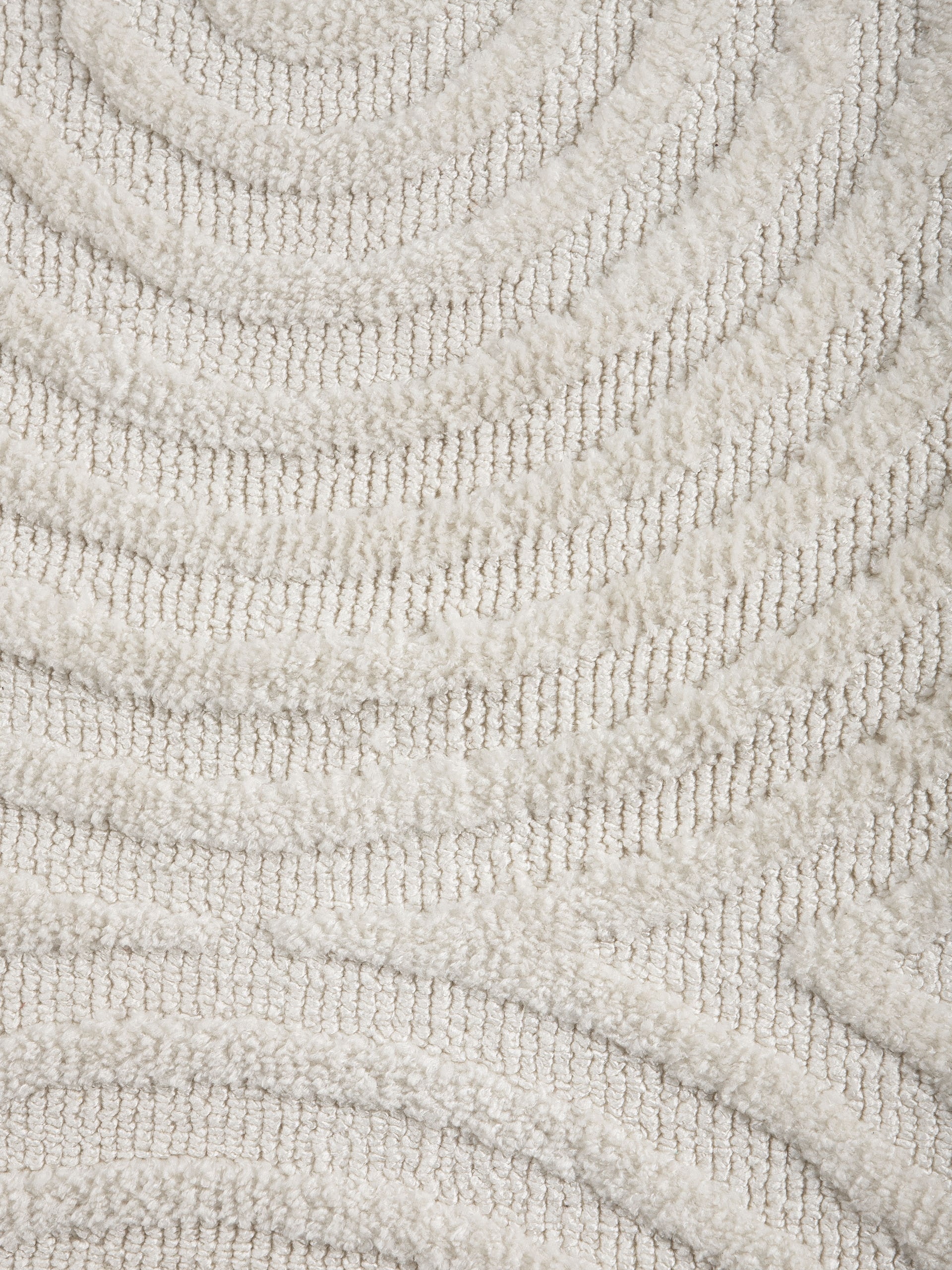 carpetfine Teppich »Holly Zen 1«, rund, 12 mm Höhe, Hoch-Tief-Effekt, geometrisch, Zeitloses Design, dekoratives Highlight