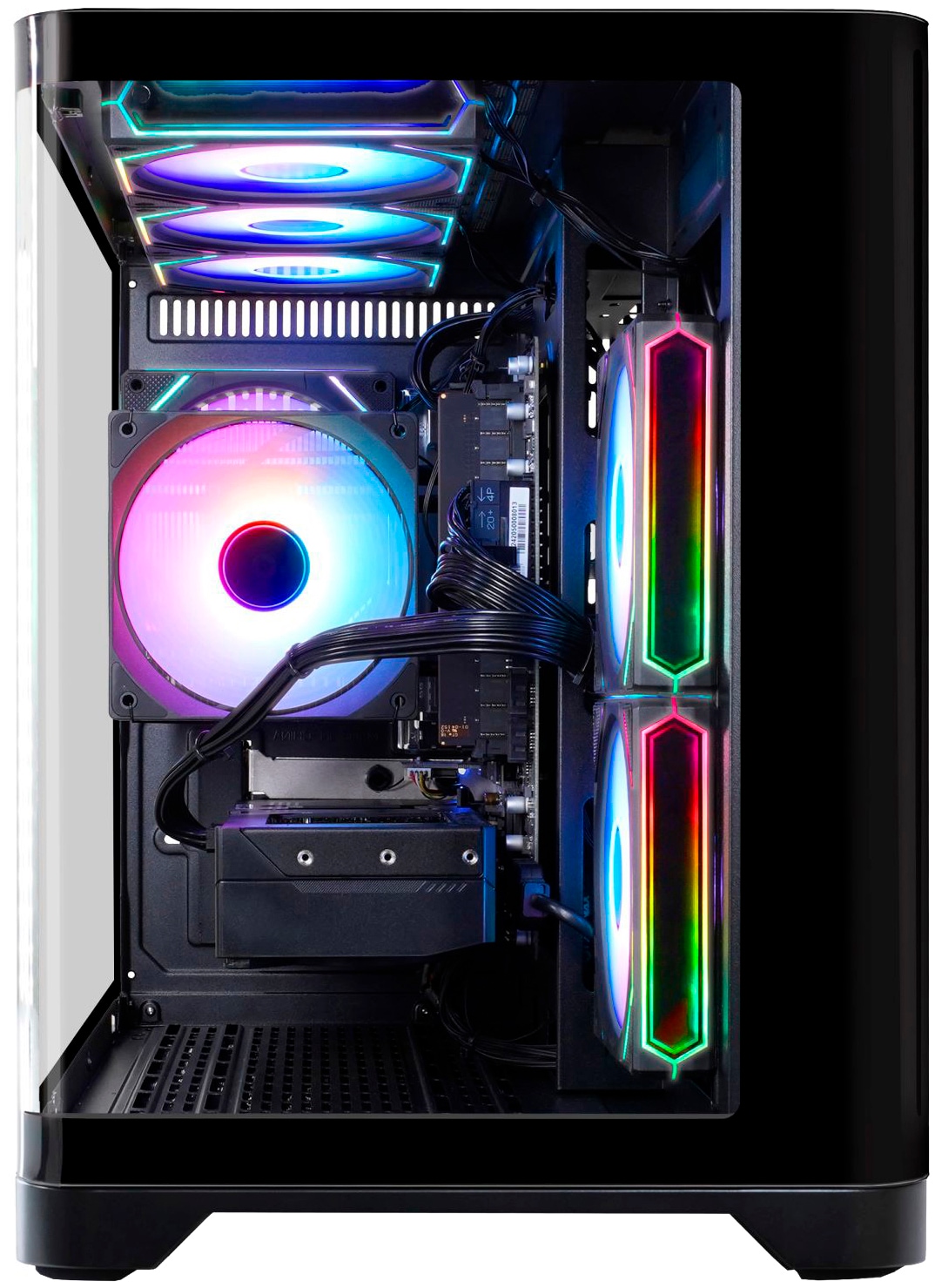 GAMEMAX PC-Komplettsystem »MegaDeal HYPE-M BK 2908« 32 ″ AMD Ryzen 7 GeForce RTX 5060 Ti 32 GB RAM 1.000 GB SSD