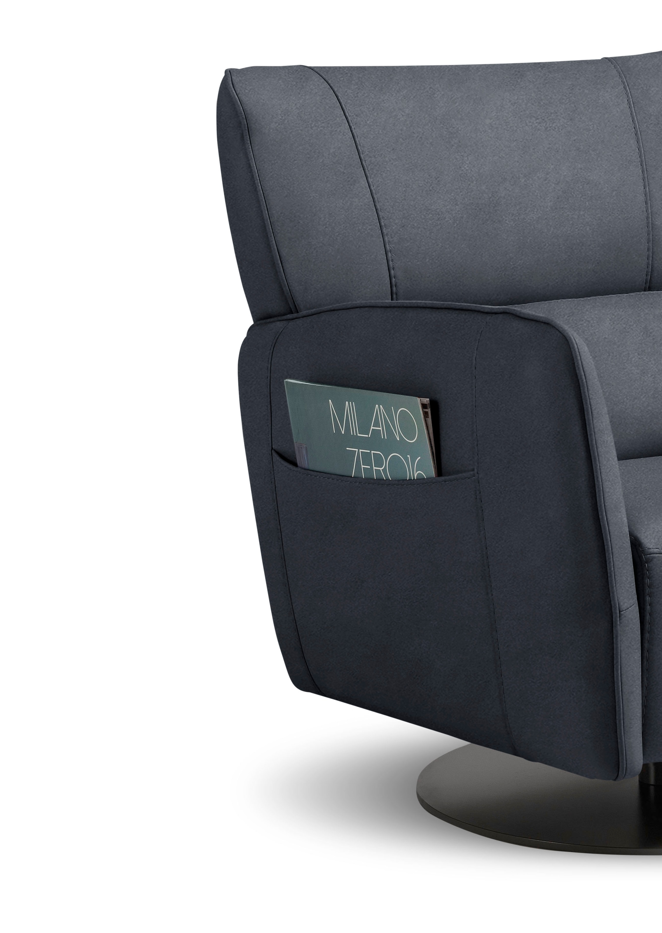 Egoitaliano Sessel »Honey« inkl. seitlicher Einstecktasche, drehbar und mit Wipp-Funktion