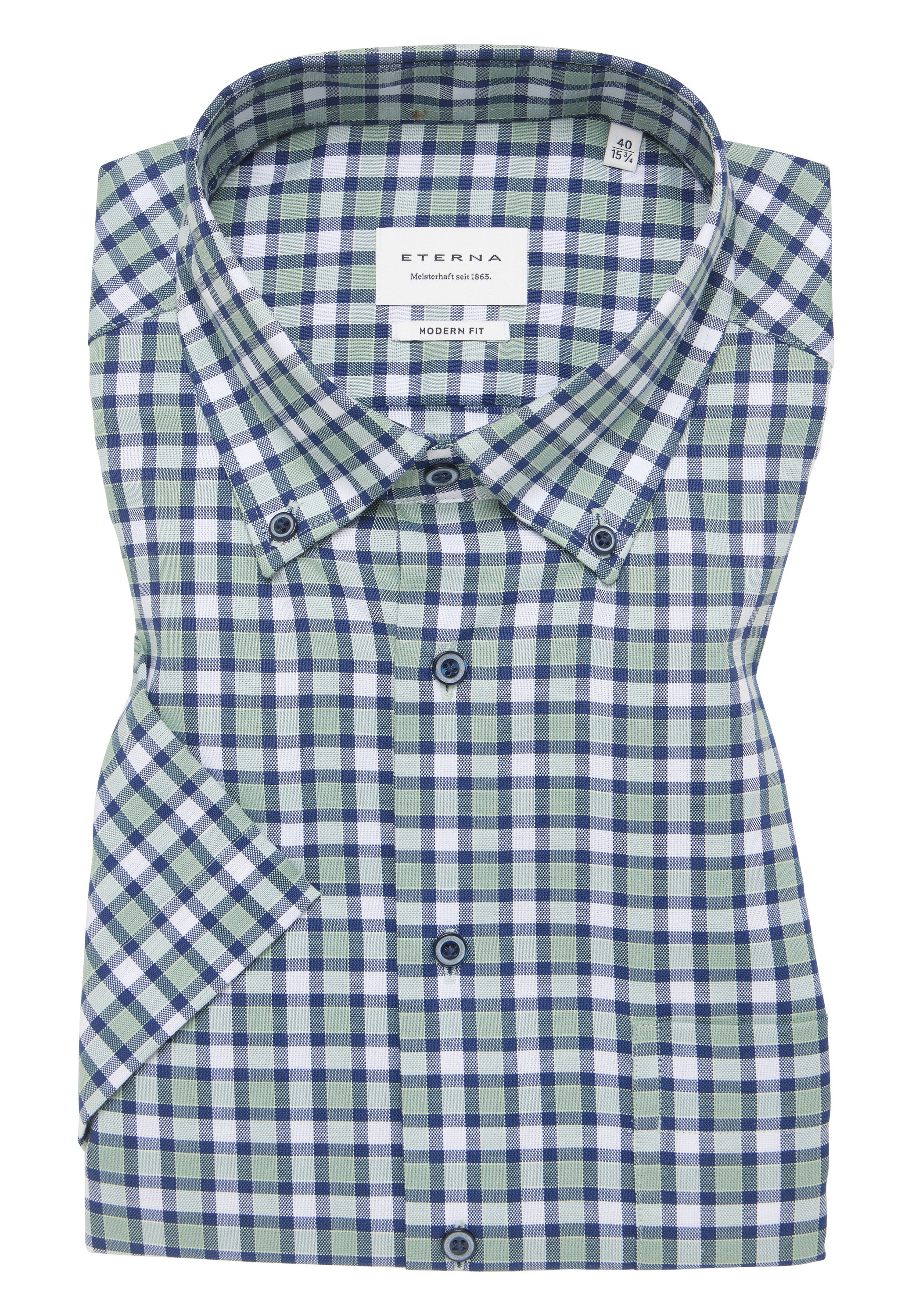 Eterna Kurzarmhemd »MODERN FIT« NON IRON (bügelfrei)