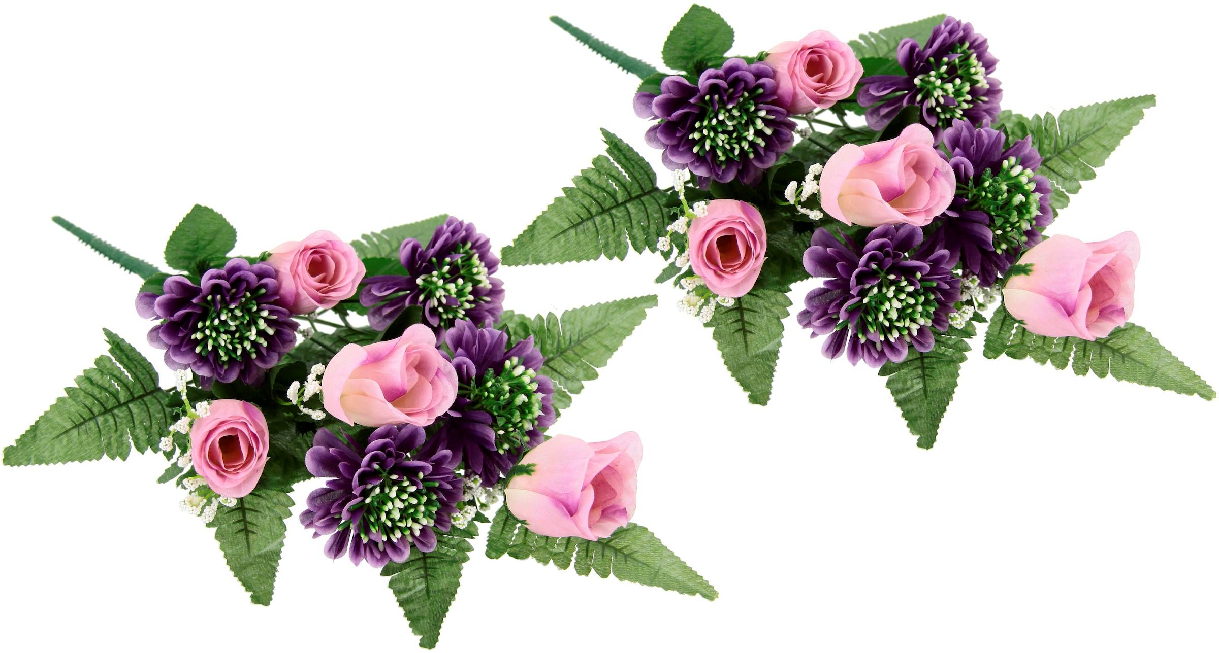I.GE.A. Kunstblume »Bouquet Rosen und Legen«, Kunstblumenstrauß 2er Gerbera Set bestellen Raten zum auf
