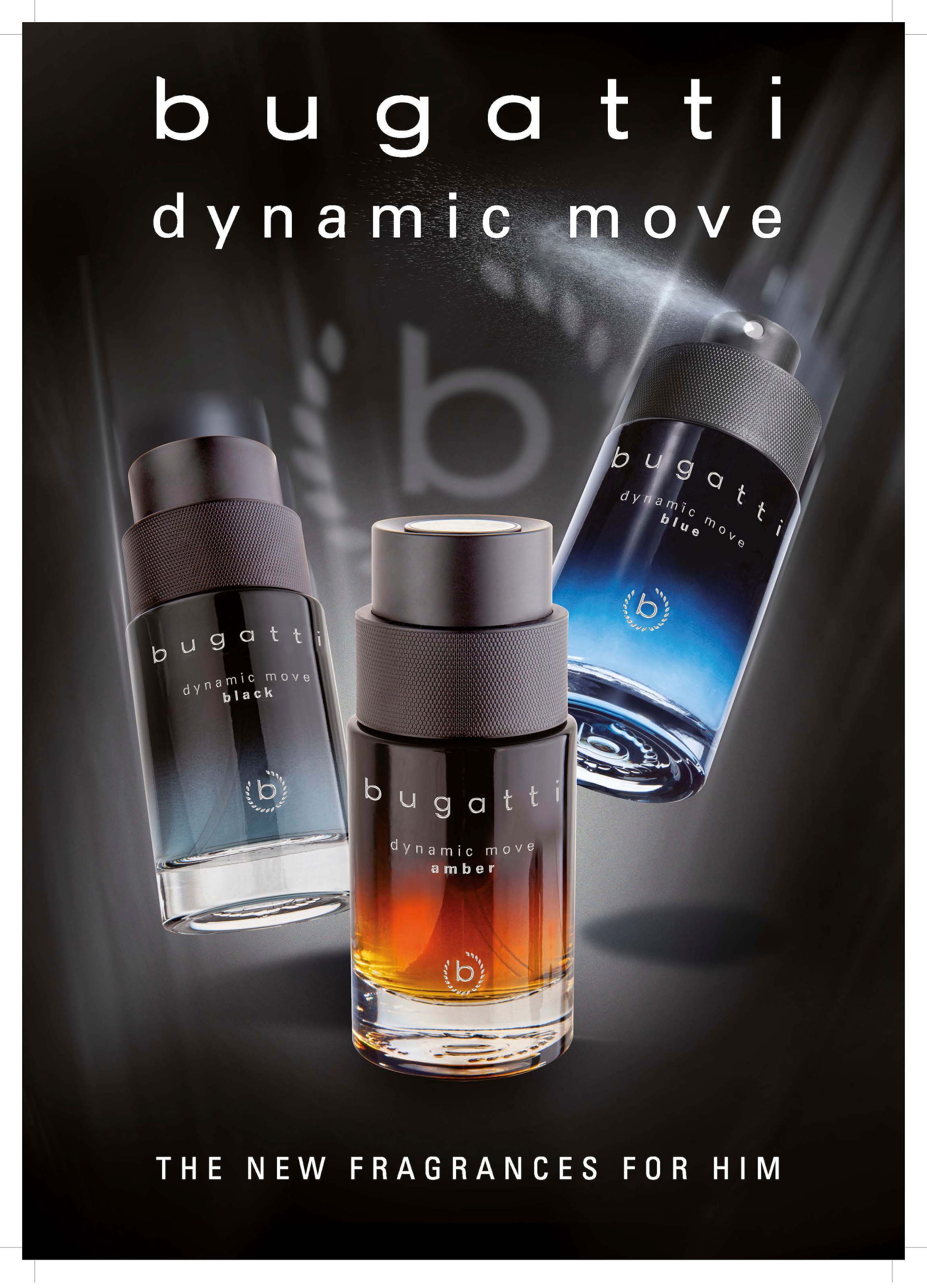 bugatti Eau de Toilette »Dynamic Move Black EdT 100ml«