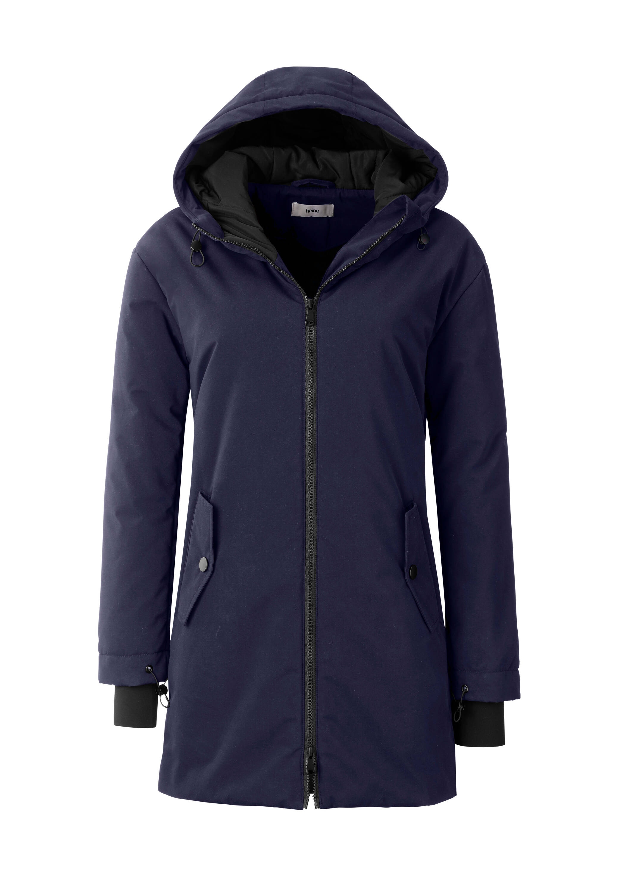 heine Langjacke »Kurzmantel Kurzmantel« mit Kapuze