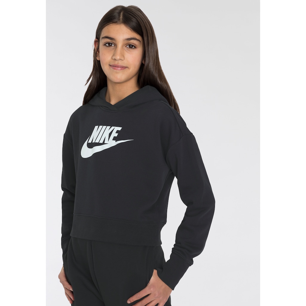 Nike Sportswear Kapuzensweatshirt »Club Big Kids' (Girls') French Terry Cropped Hoodie«