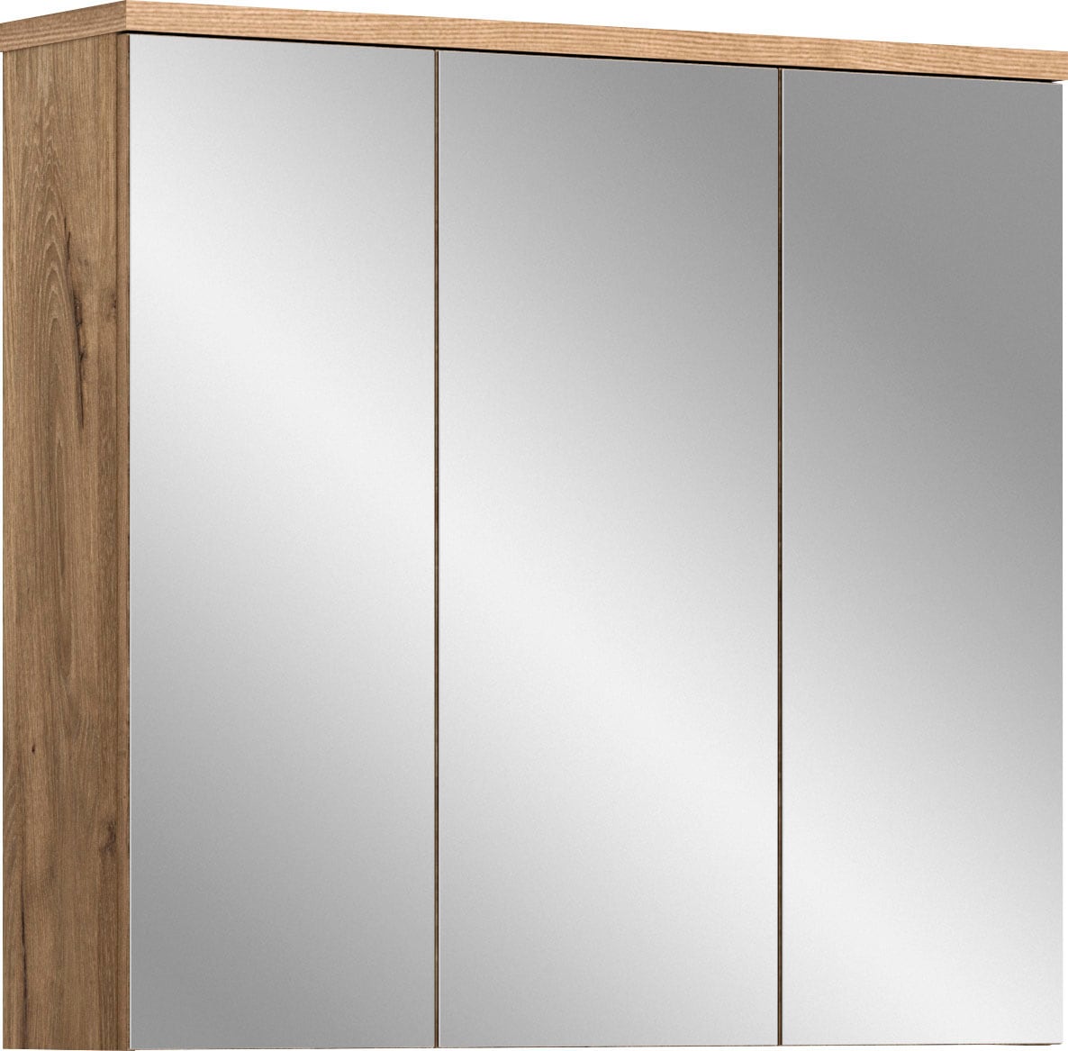 cm Jahren (1 kaufen mit Spiegeltüren, Badezimmerspiegelschrank online Breite 80 3 XXL welltime Badmöbel, Garantie 3 »Dolo«, St.), |