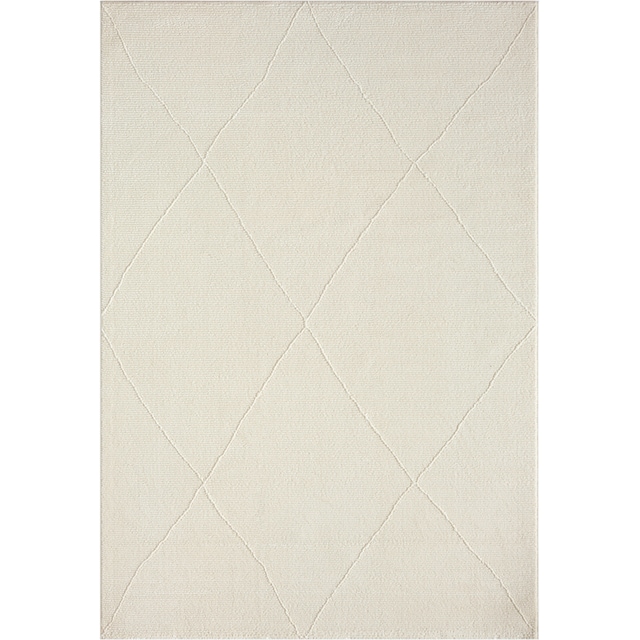 Struktur, »Sign Tief Wohnzimmer Polyester, recyceltem 100% Teppich Raute, 1903«, online kaufen merinos rechteckig, Hoch