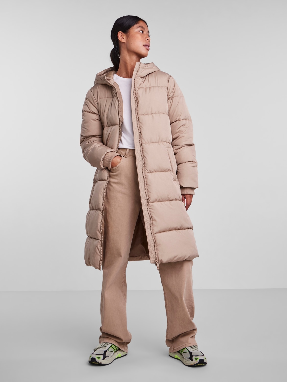 pieces Steppmantel »PCBEE NEW LONG PUFFER JACKET NOOS BC«