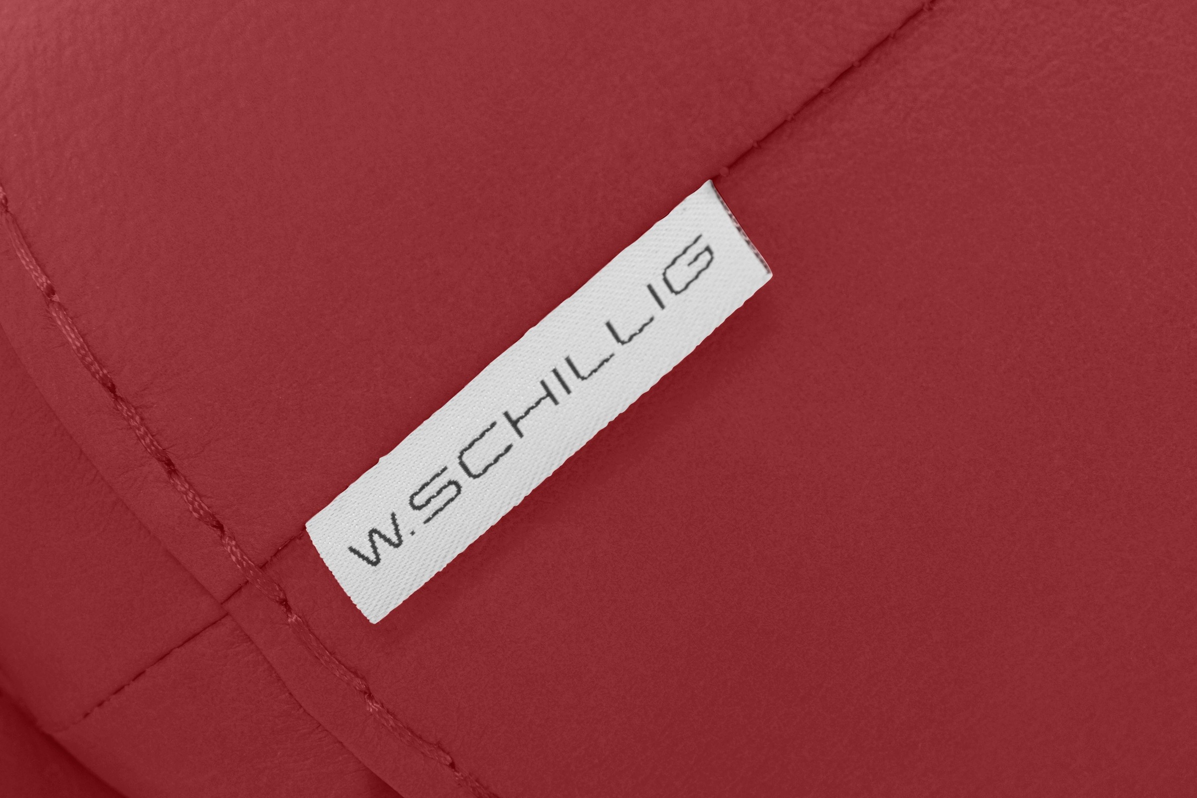 W.SCHILLIG Hocker »montanaa«, mit Metallkufen in Schwarz pulverbeschichtet, Breite 71 cm
