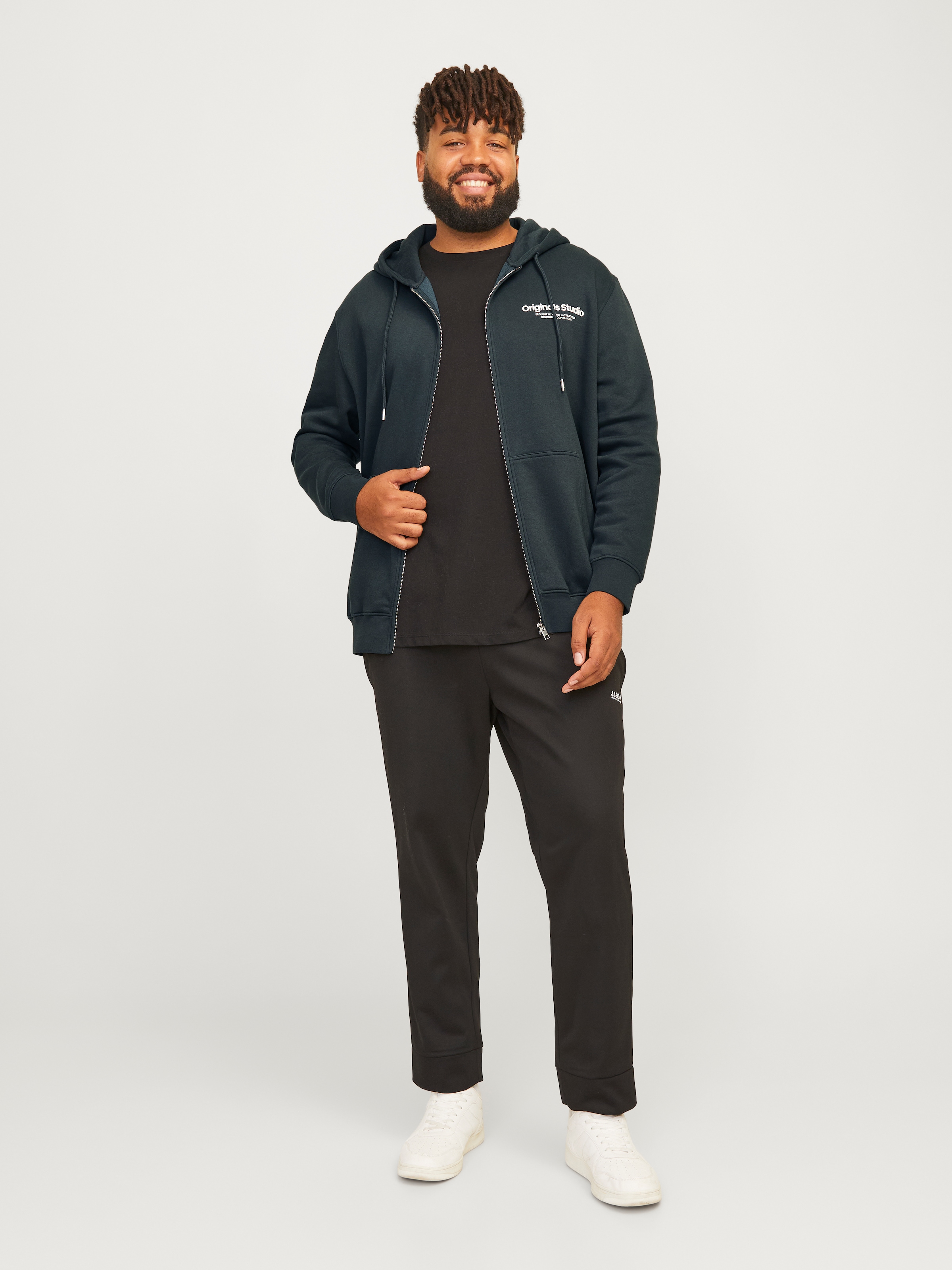 Jack & Jones PlusSize Kapuzensweatjacke »JORVESTERBRO SWEAT ZIP HOOD NOOS PLS«