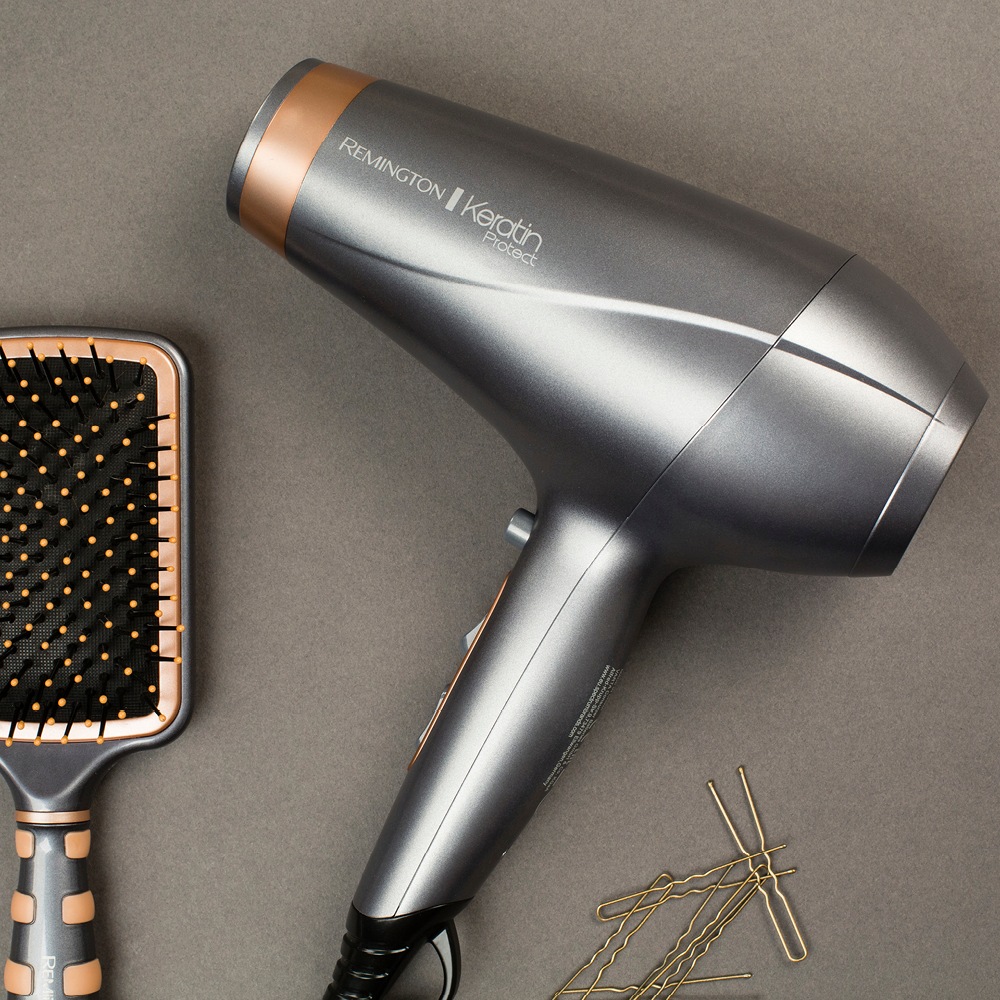 Remington Haartrockner »AC8820 E51 Keratin Protect Dryer«, 2200 W, 3 Aufsätze, Profi, mit Ionenpflege, Keratinbeschichtung, langlebigem AC-Motor