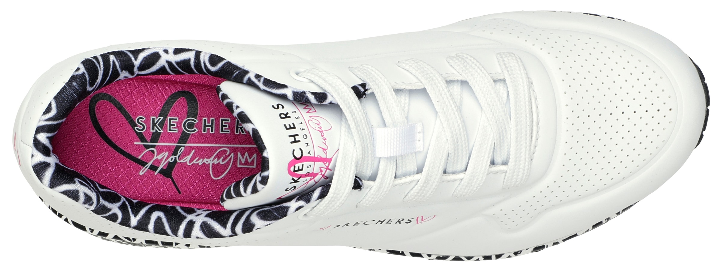 Skechers Sneaker »UNO LOVING LOVE«, mit Luftkammersohle, Freizeitschuh, Halbschuh, Schnürschuh