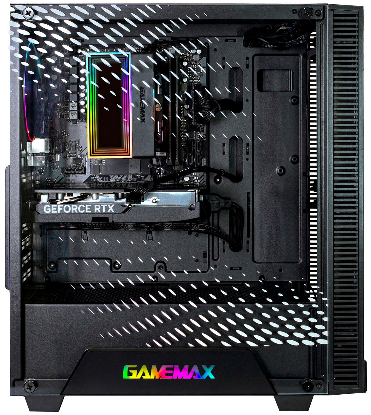 GAMEMAX Gaming-PC »Rockstar 8220 AMD Ryzen 5 5500 16GB 1TB SSD RTX 3060« Windows 11