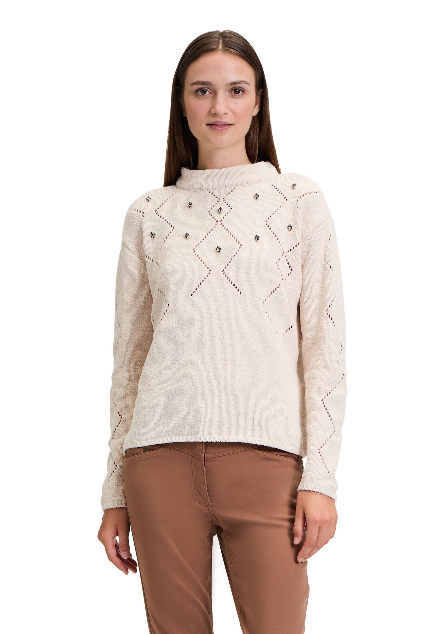 Betty Barclay Strickpullover »Strickpullover mit Schmucksteinen«