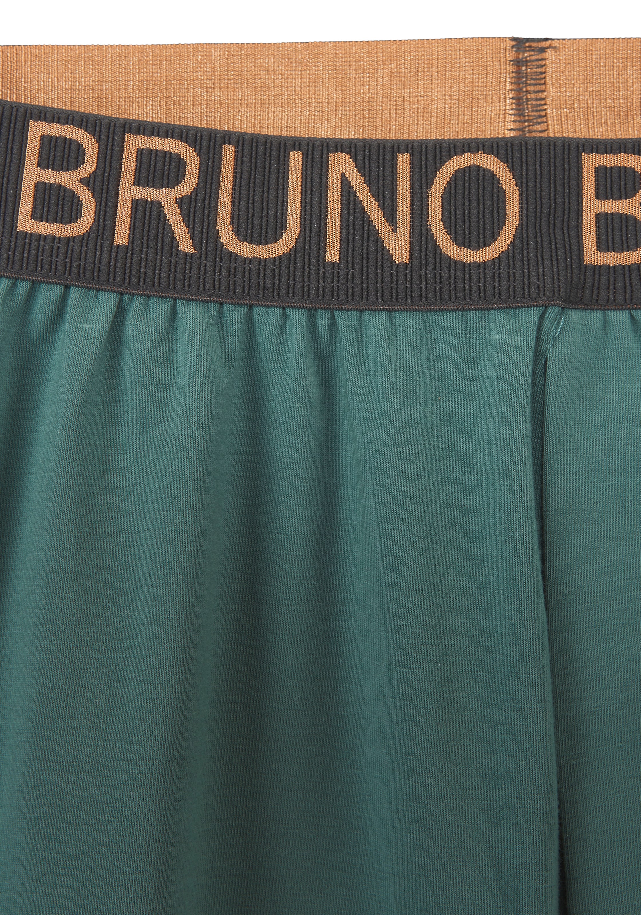 Bruno Banani Weiter Boxer »Boxershorts in lockerer Passform« Packung, 3 Stk. mit weichem und elastischem Rippenbündchen