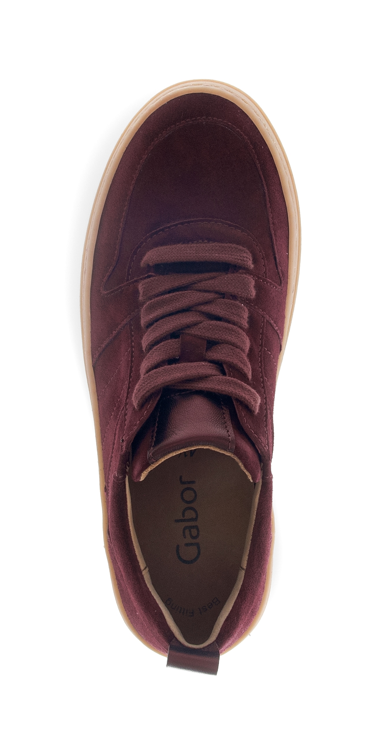 Gabor Plateausneaker  , Freizeitschuh, Halbschuh, Schürer mit dezenten Ziernähten