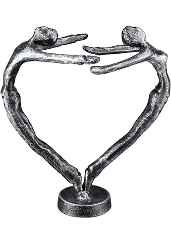 Casablanca by Gilde Dekofigur »Design Skulptur In Love, silber«, (1 St.), Dekoobjekt,... kaufen