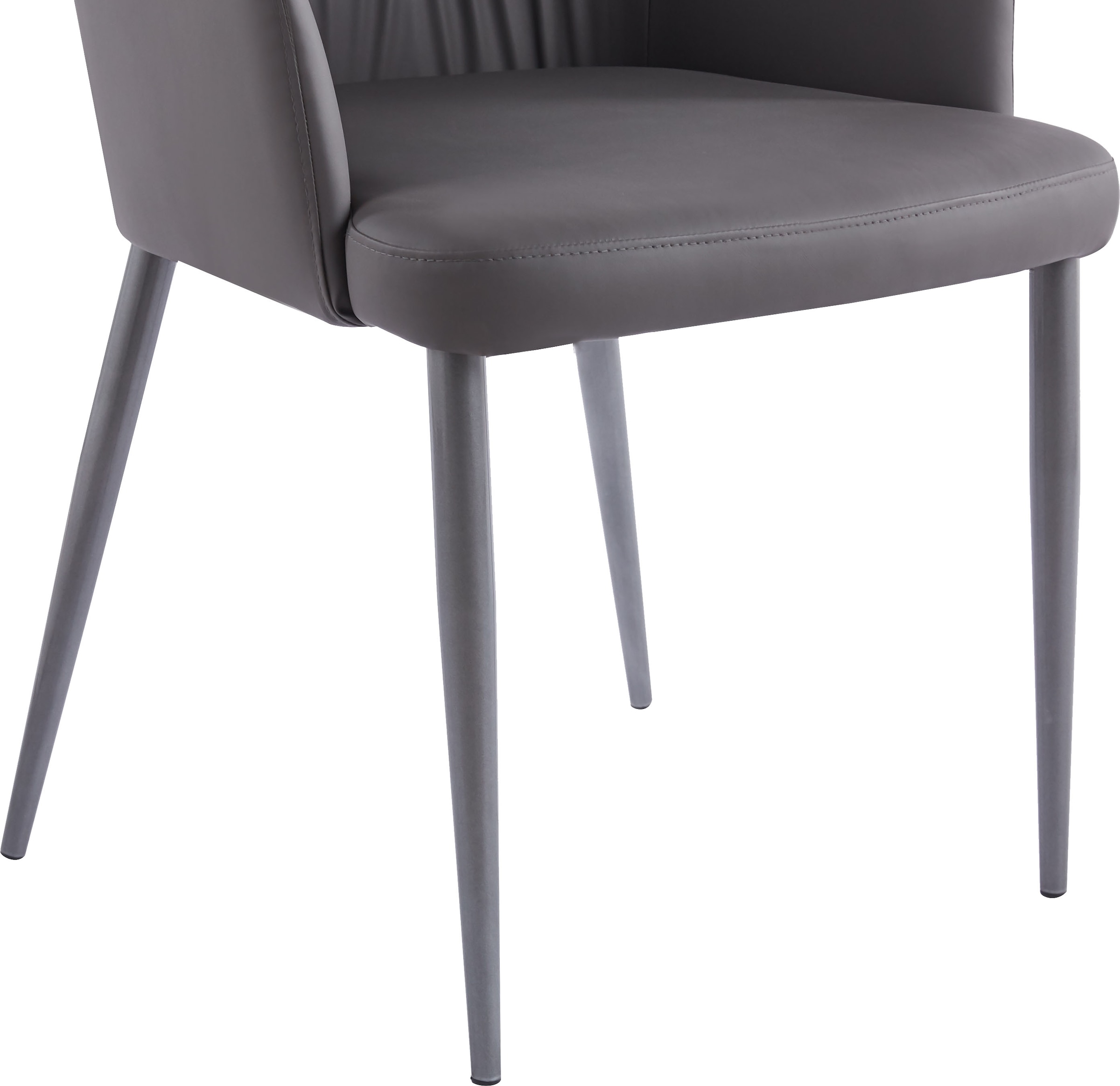 Kayoom Polsterstuhl »Stuhl Merit 125 2er-Set, bequemer Sitzkomfort, Handarbeit« (Set) 2 Stk.Bequem gepolstert, mit Armlehne, Handmanufaktur