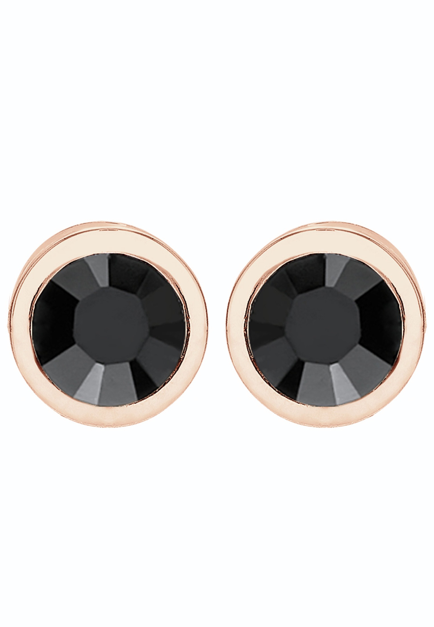 Elli Paar Ohrstecker »Ohrringe Basic Black Kristalle 925 Silber«