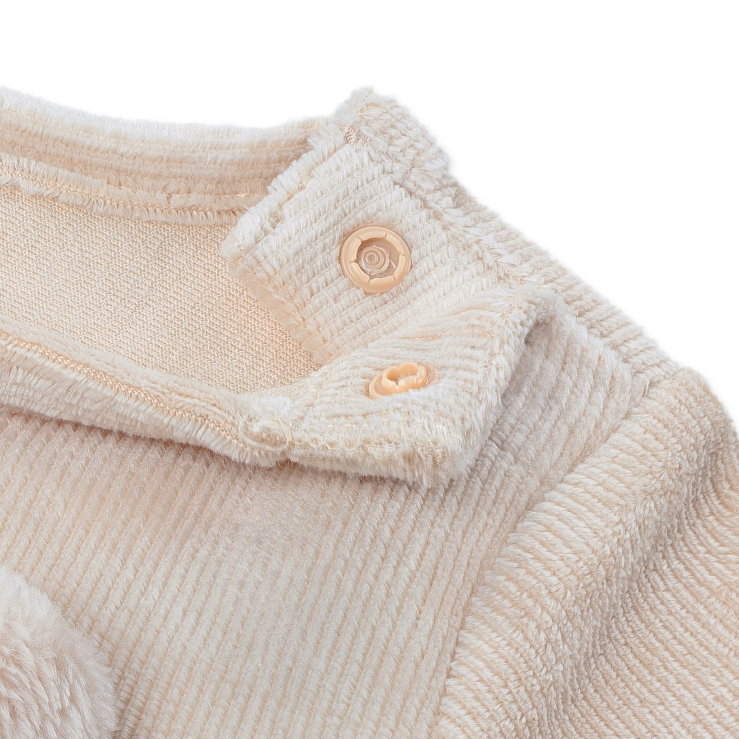 HUGGIES babywear Strampler »HUGN FOOTED COVERALL«, Cord in elastischer Qualität