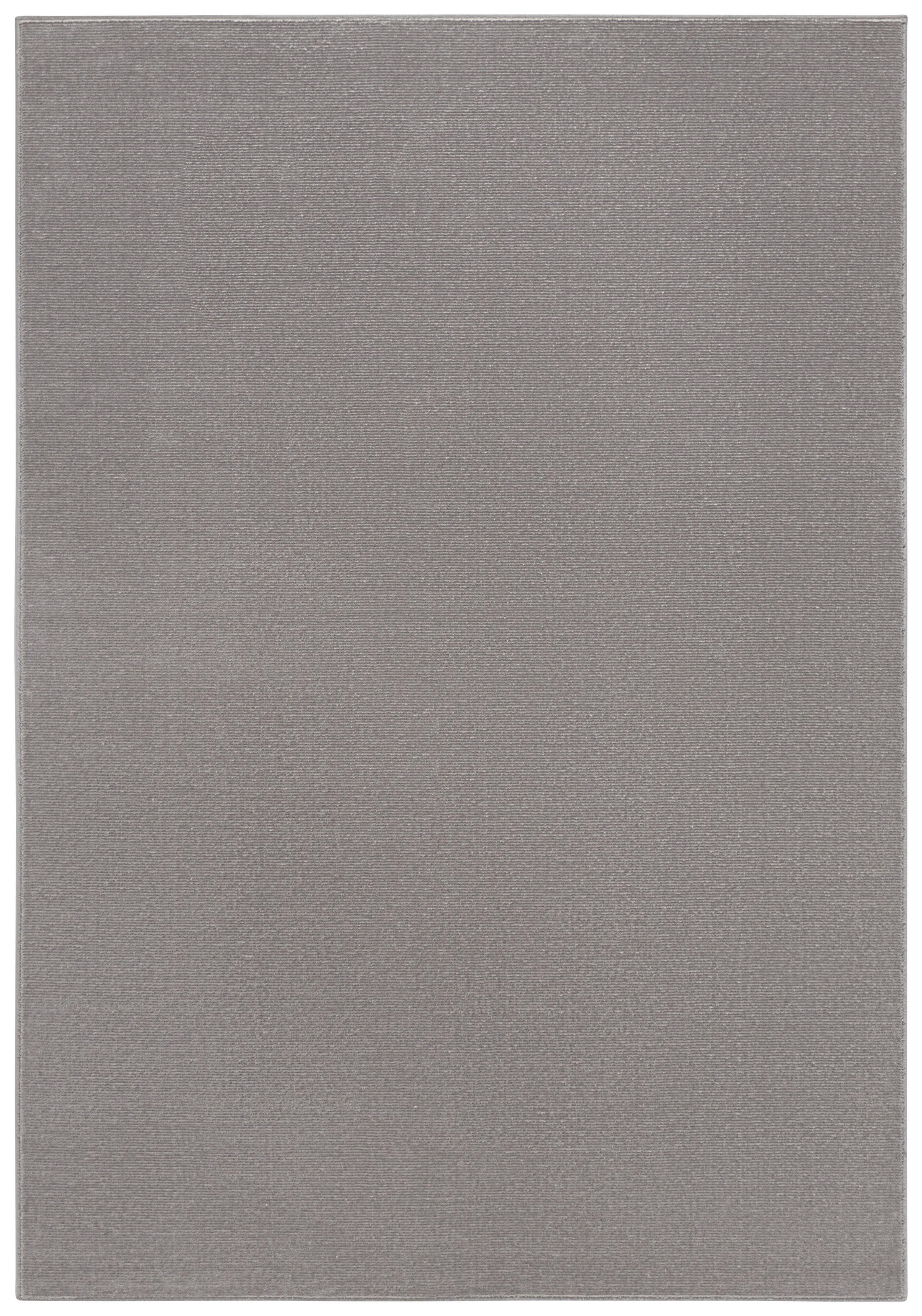 ELLE DECORATION Teppich »Alagnon«, rechteckig, 6 mm Höhe, Kurzflor, Streifen Optik, samtige Oberfläche, Unifarben Design